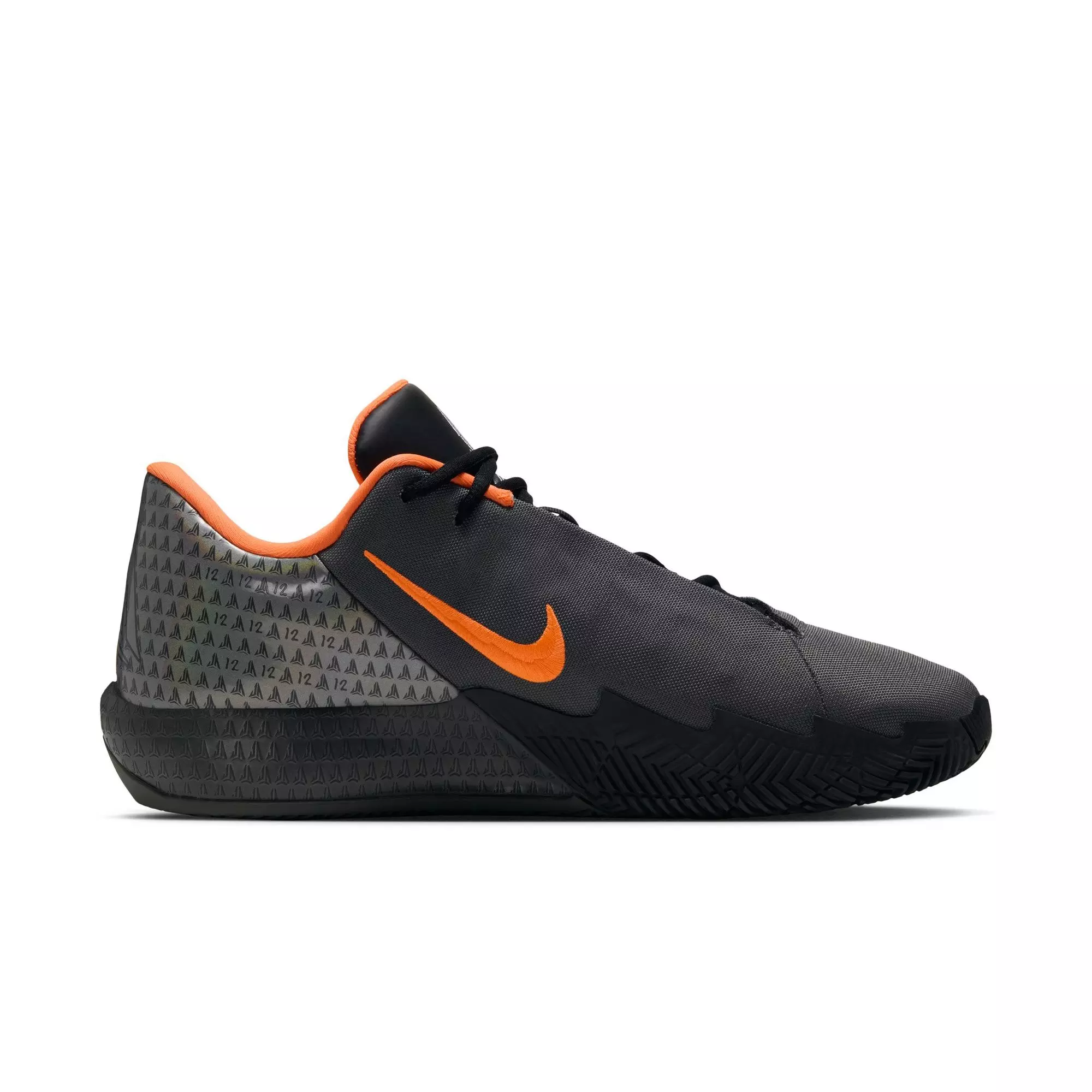 Nike Ja Twelve Time "Iron Grey" Men's Basketball Shoe - BLACK/TOTAL ORANGE/IRON GREY