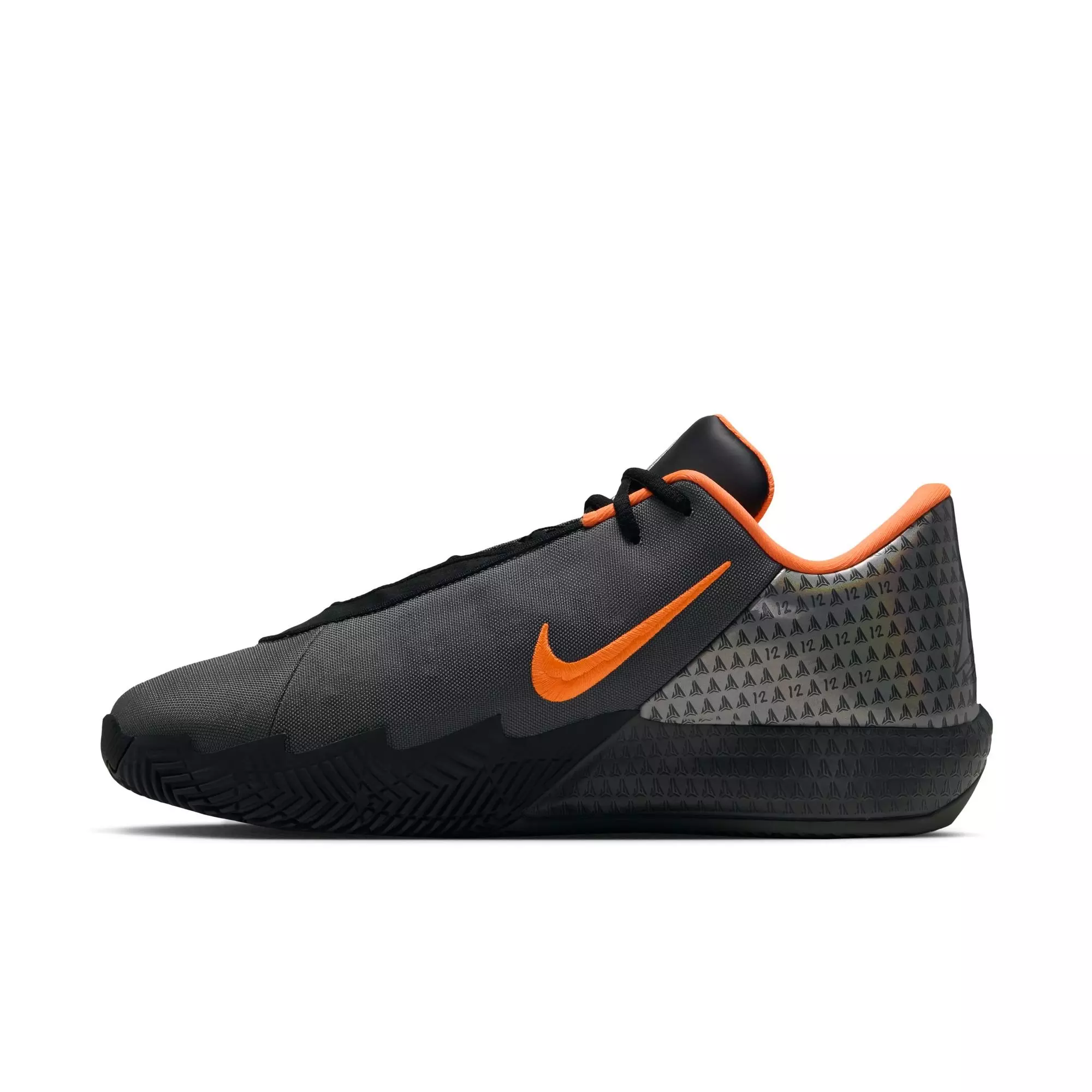 Nike Ja Twelve Time "Iron Grey" Men's Basketball Shoe - BLACK/TOTAL ORANGE/IRON GREY