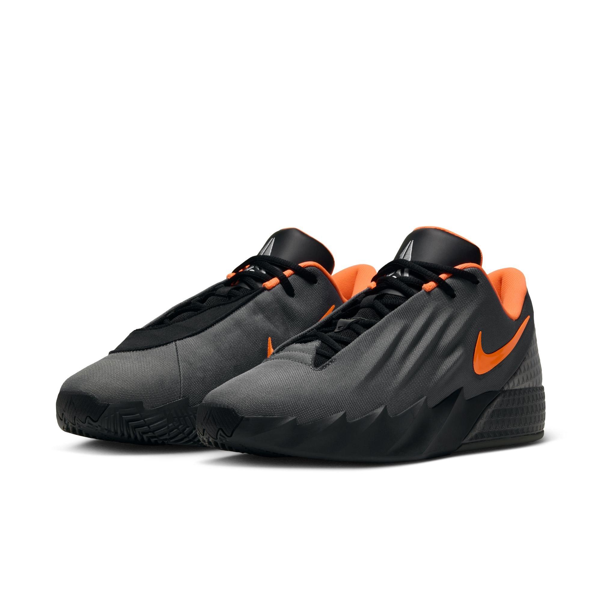 Nike Ja Twelve Time "Iron Grey" Men's Basketball Shoe - BLACK/TOTAL ORANGE/IRON GREY
