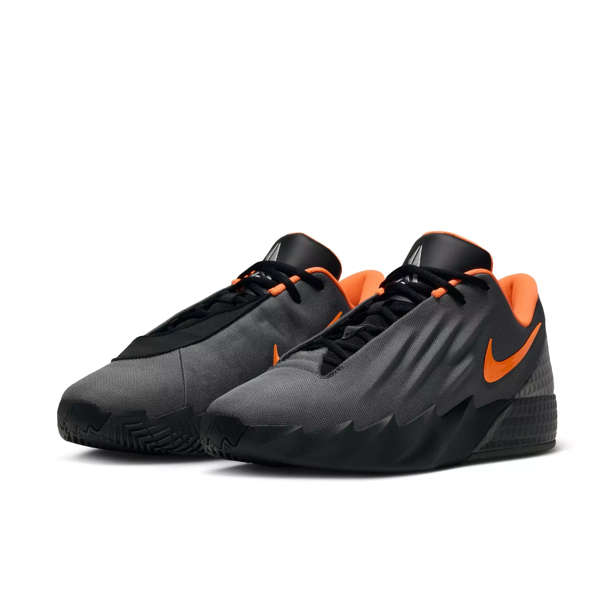 Nike Ja Twelve Time "Iron Grey" Men's Basketball Shoe - BLACK/TOTAL ORANGE/IRON GREY