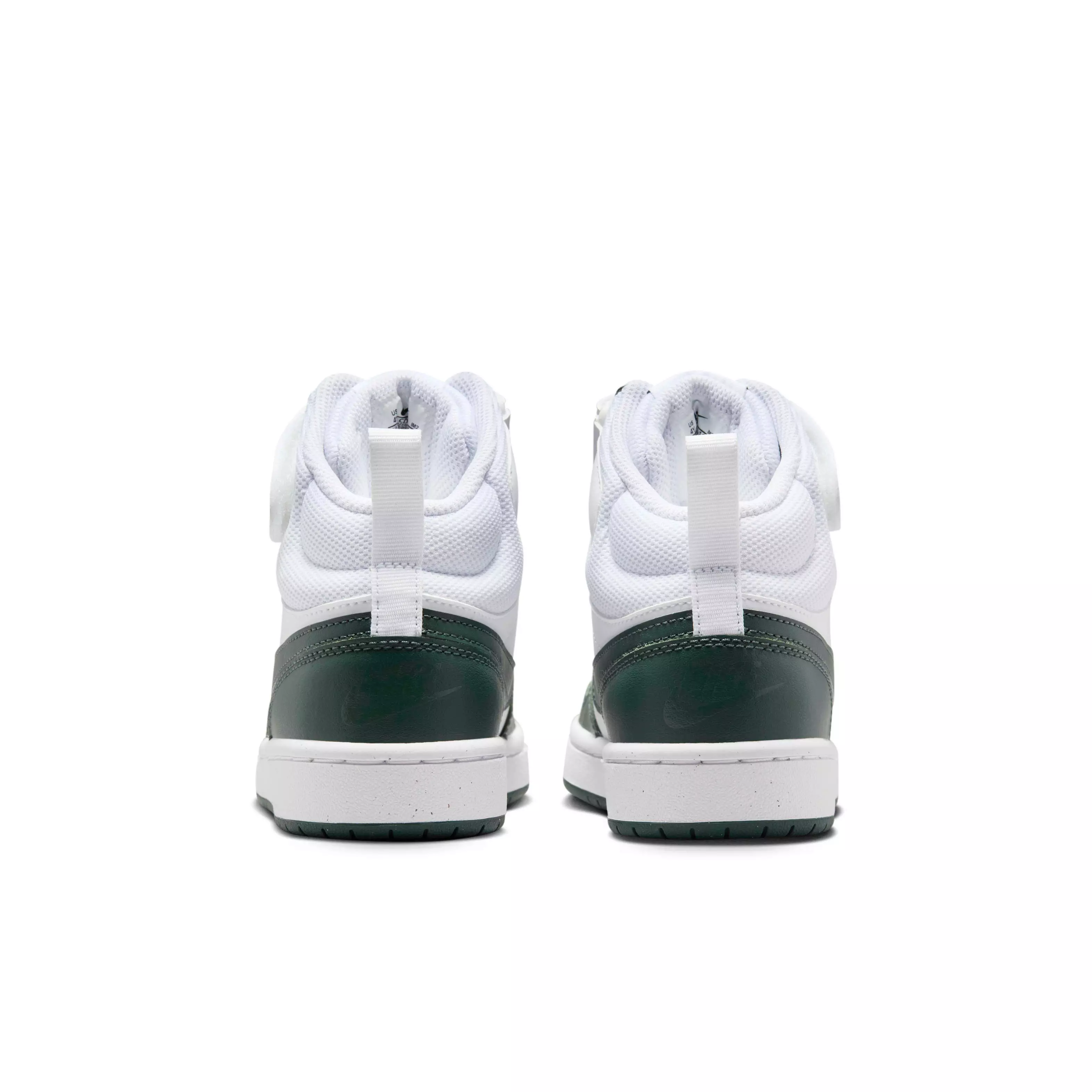 Nike Court Borough Mid 2 "White/Vintage Green" Grade School Boys' Shoe - WHITE/GREEN