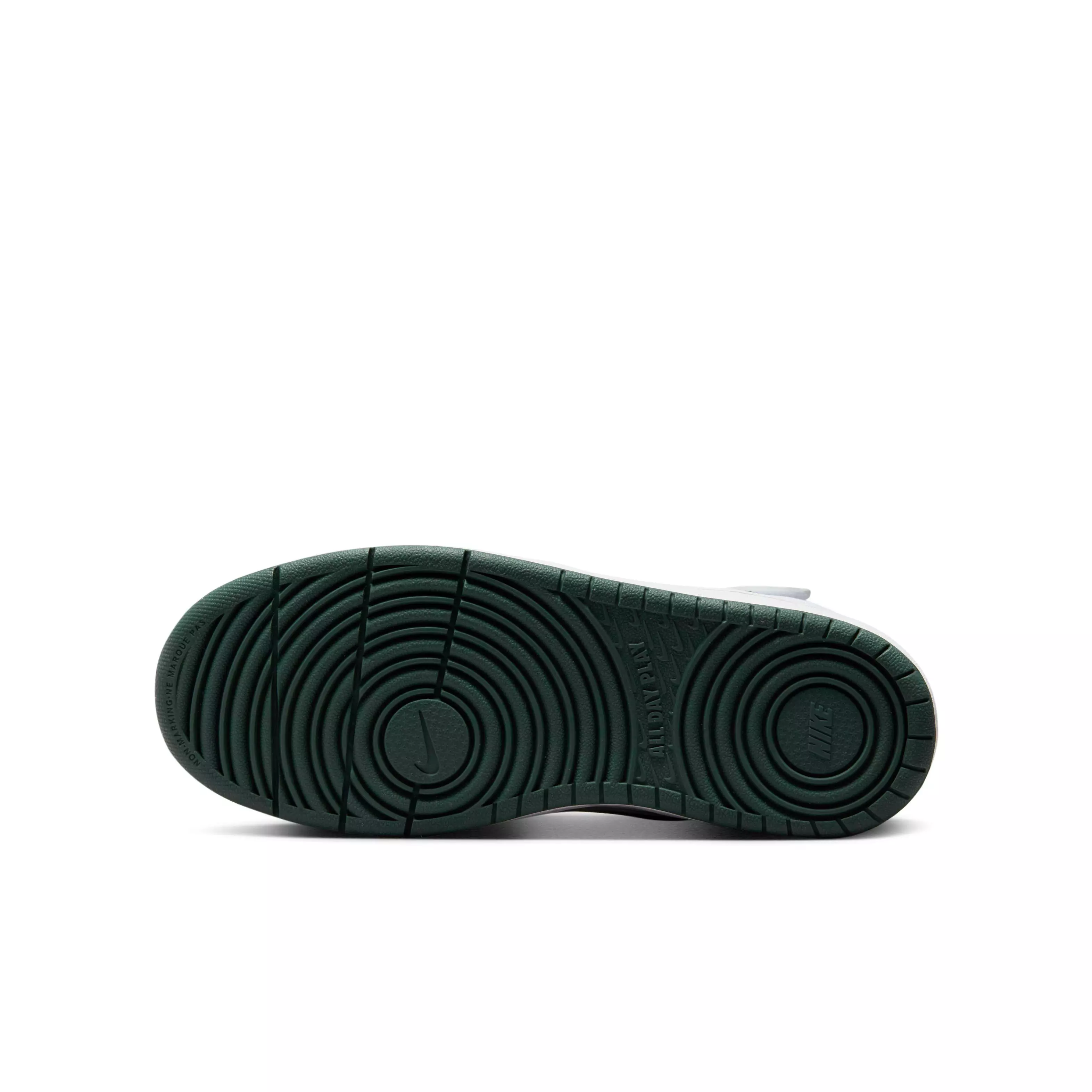 Nike Court Borough Mid 2 "White/Vintage Green" Grade School Boys' Shoe - WHITE/GREEN