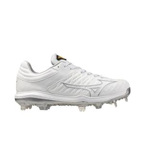 Mizuno Pro FP Fastpitch "White/Silver" Women's Softball Cleat