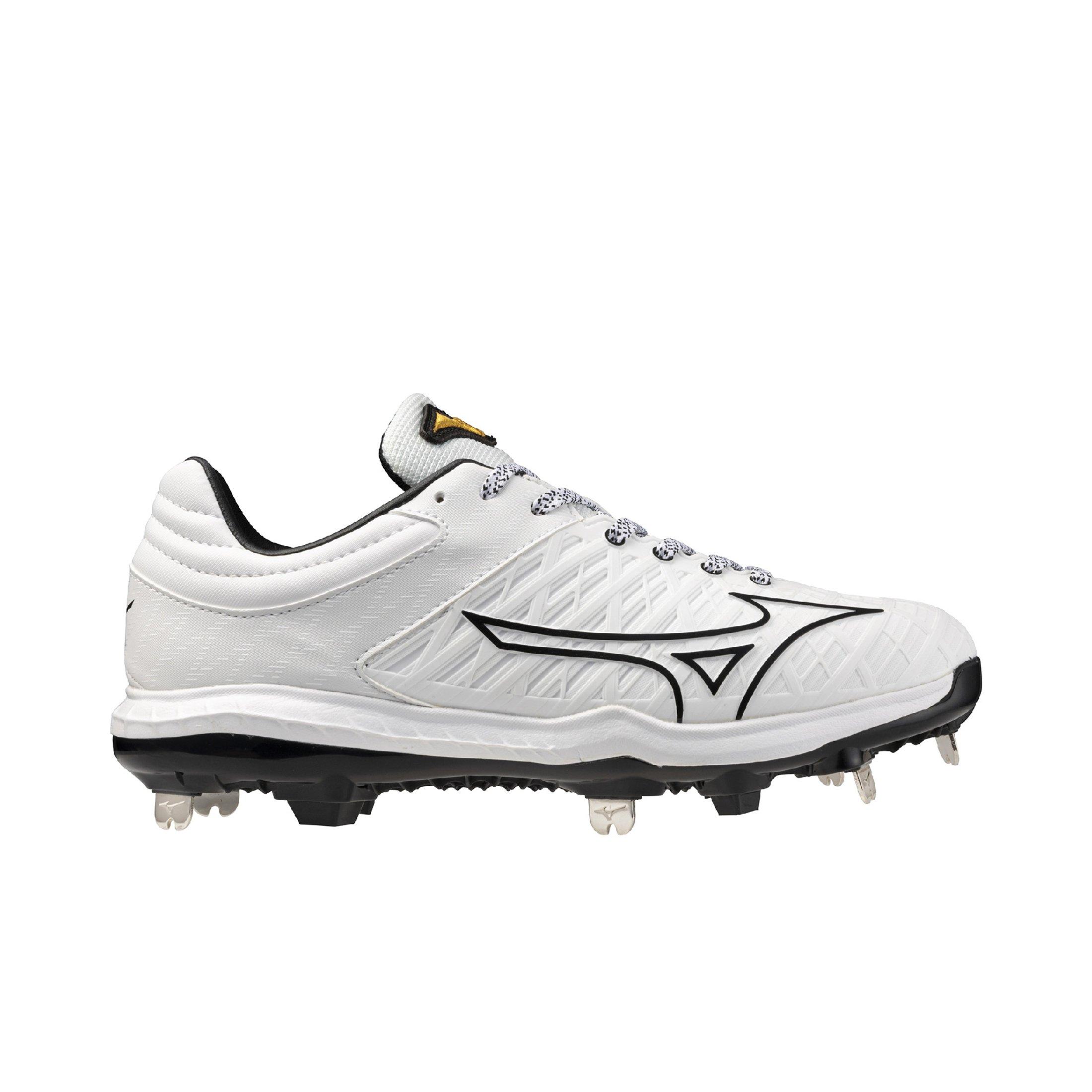 Mizuno Pro FP Fastpitch "White/Black" Women's Softball Cleat - WHITE/BLACK Thumbnail View 1