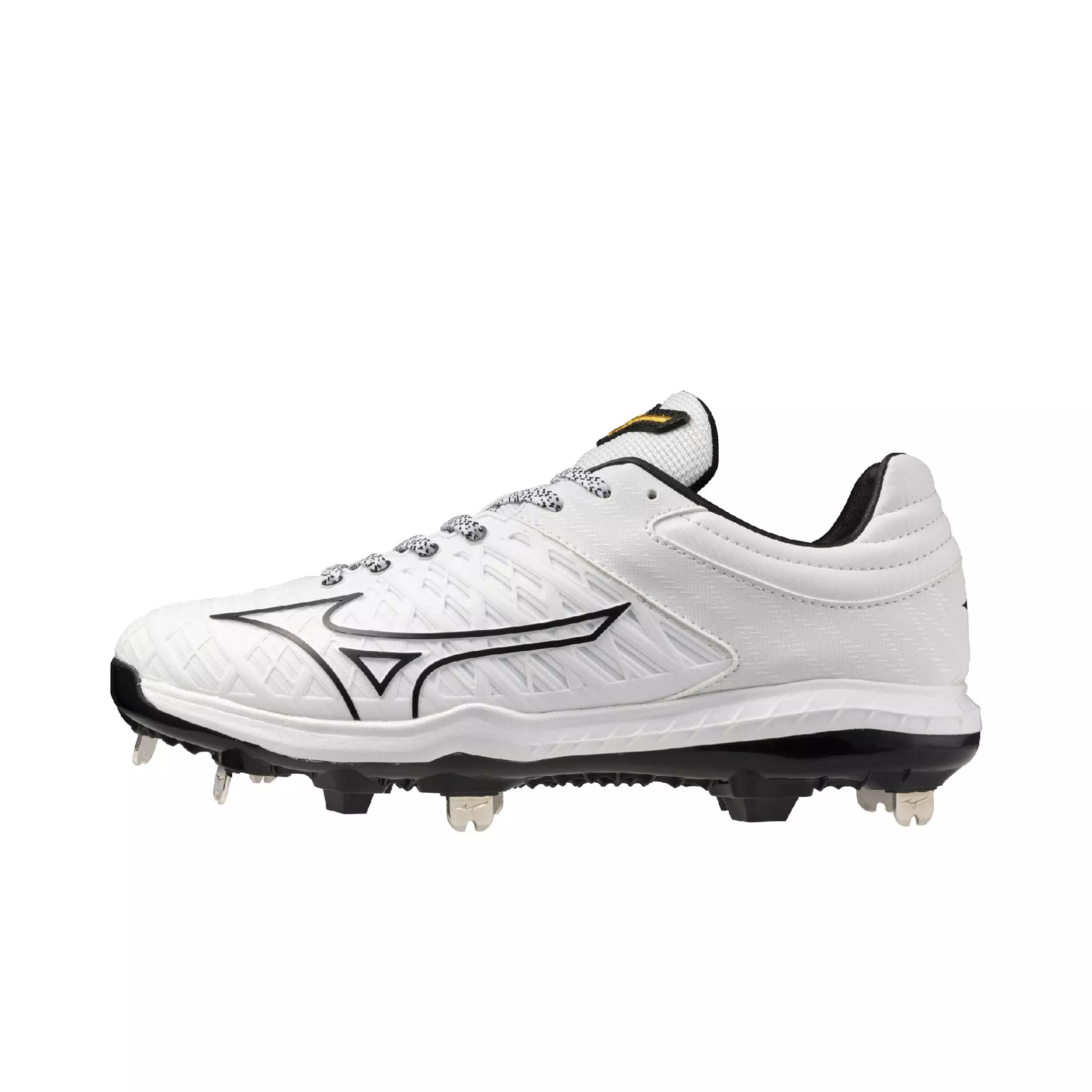 Mizuno Pro FP Fastpitch "White/Black" Women's Softball Cleat - WHITE/BLACK