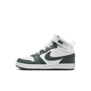 Nike Court Borough Mid 2 "White/Vintage Green" Preschool Boys' Shoe