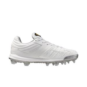 Mizuno Pro Fastpitch TPU "White/Silver" Women's Softball Cleat