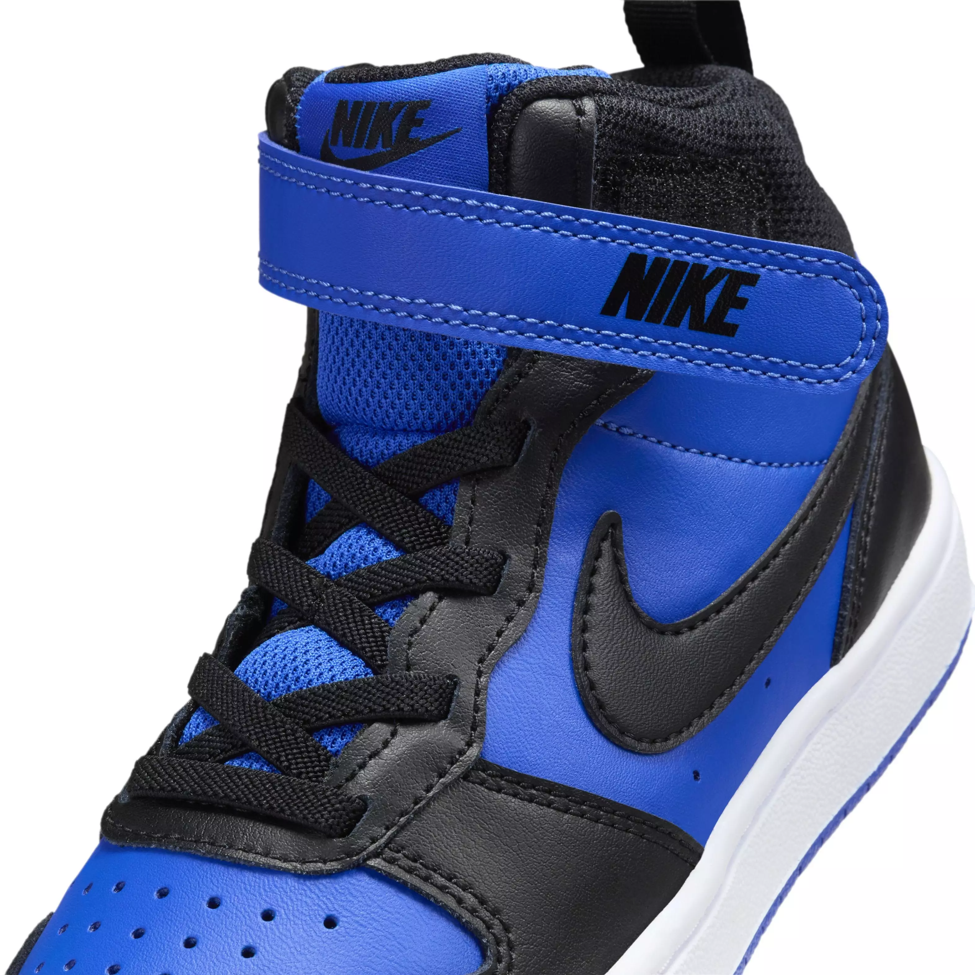 Nike Court Borough Mid 2 "Game Royal/White/Black" Preschool Boys' Shoe - ROYAL/WHITE/BLACK