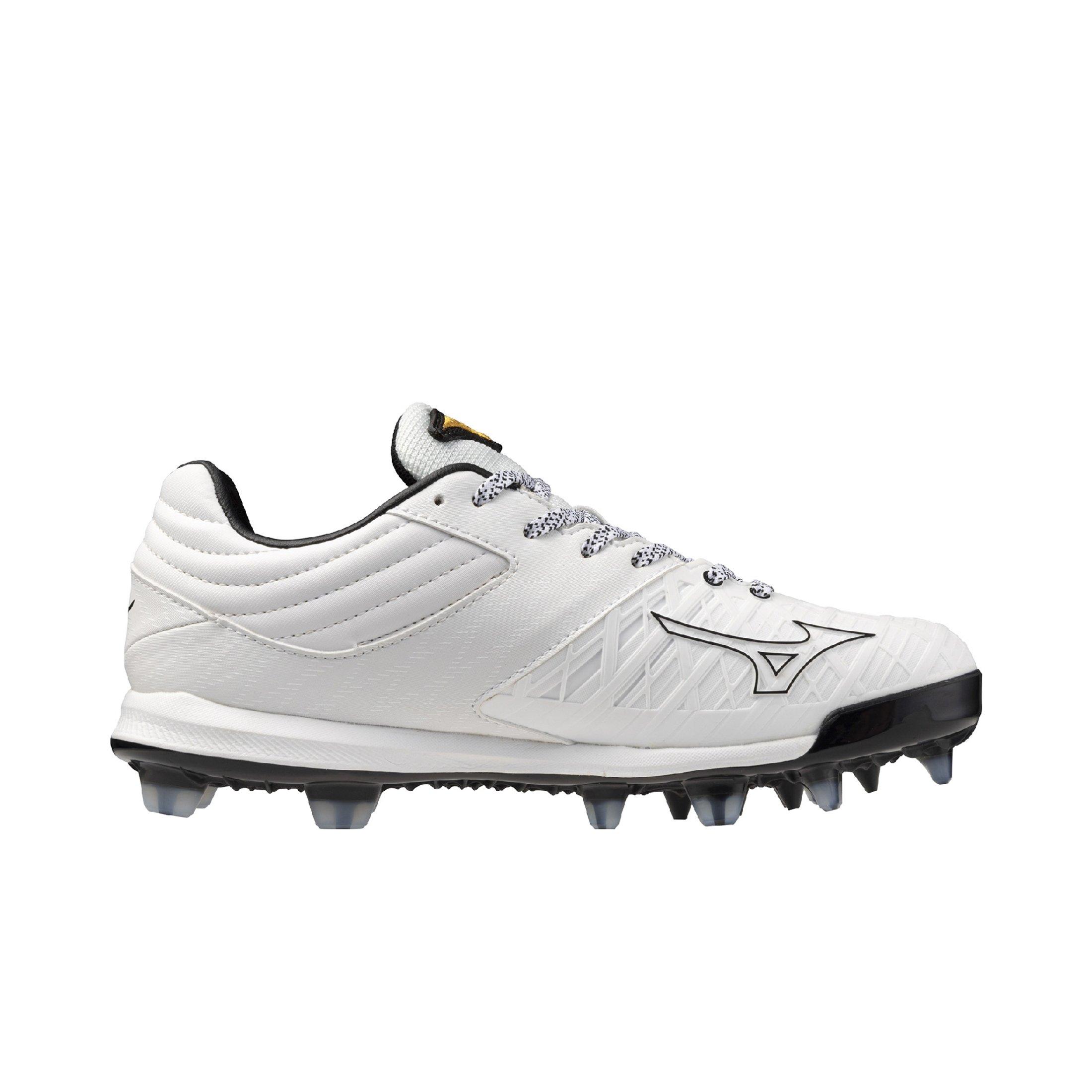 Mizuno Pro Fastpitch TPU "White/Black" Women's Softball Cleat - WHITE/BLACK Thumbnail View 1