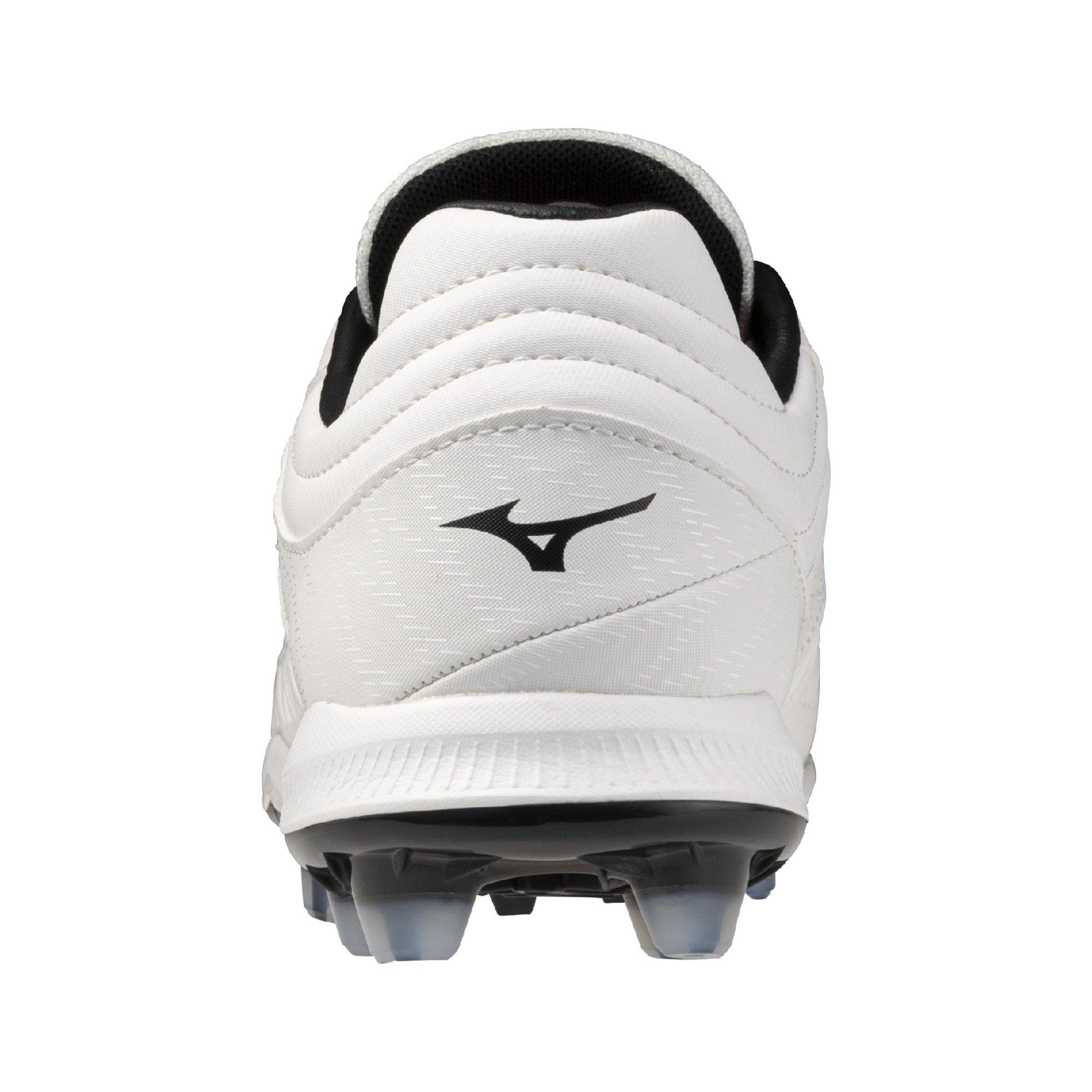 Mizuno Pro Fastpitch TPU "White/Black" Women's Softball Cleat - WHITE/BLACK Thumbnail View 5