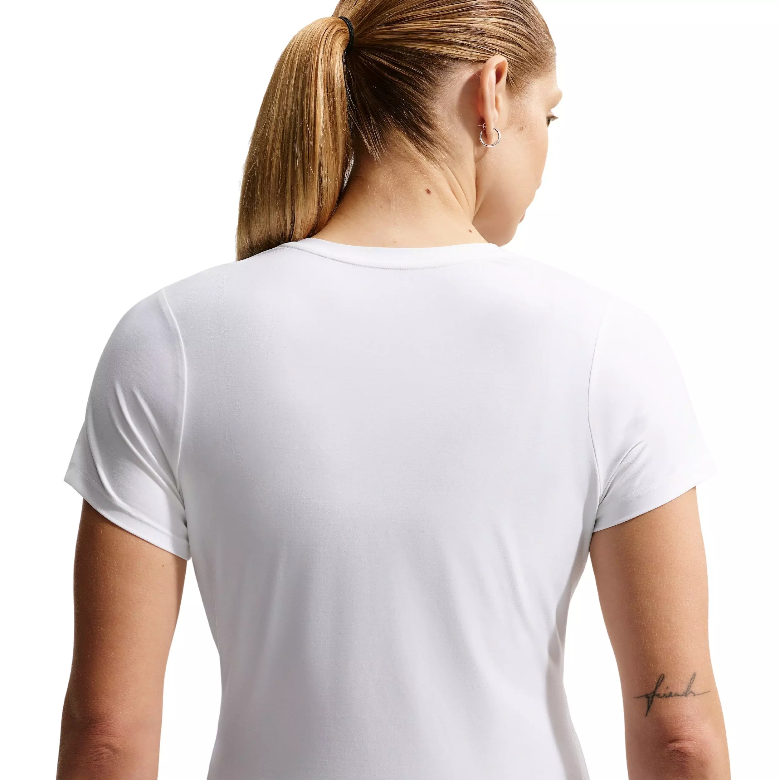 Nike Women's Victory Dri-FIT Short-Sleeve Tennis Top -White - WHITE