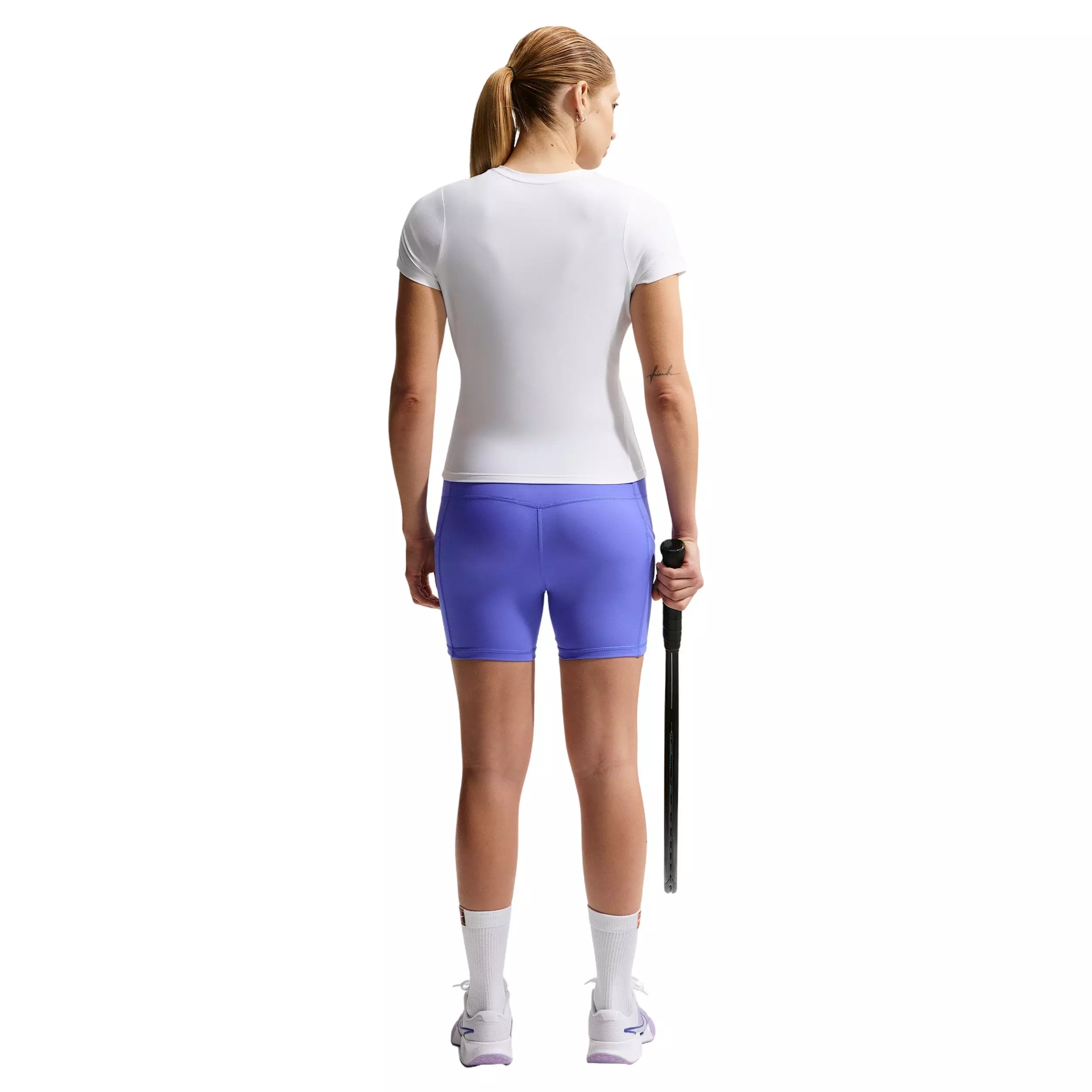 Nike Women's Victory Dri-FIT Short-Sleeve Tennis Top - White - WHITE