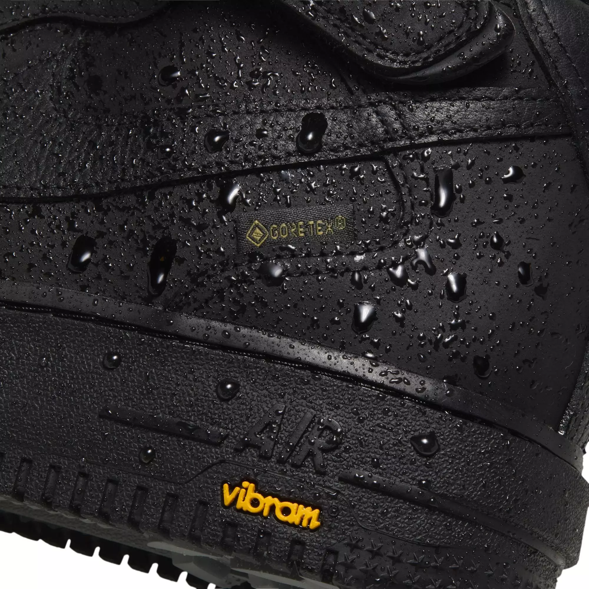 Nike Air Force 1 Mid '07 GORE-TEX Vibram "Black" Men's Shoe - BLACK/SMOKE GREY