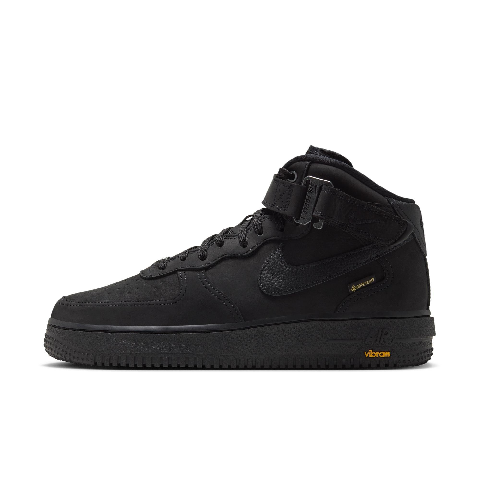 Nike Air Force 1 Mid '07 GORE-TEX Vibram "Black" Men's Shoe - BLACK/SMOKE GREY