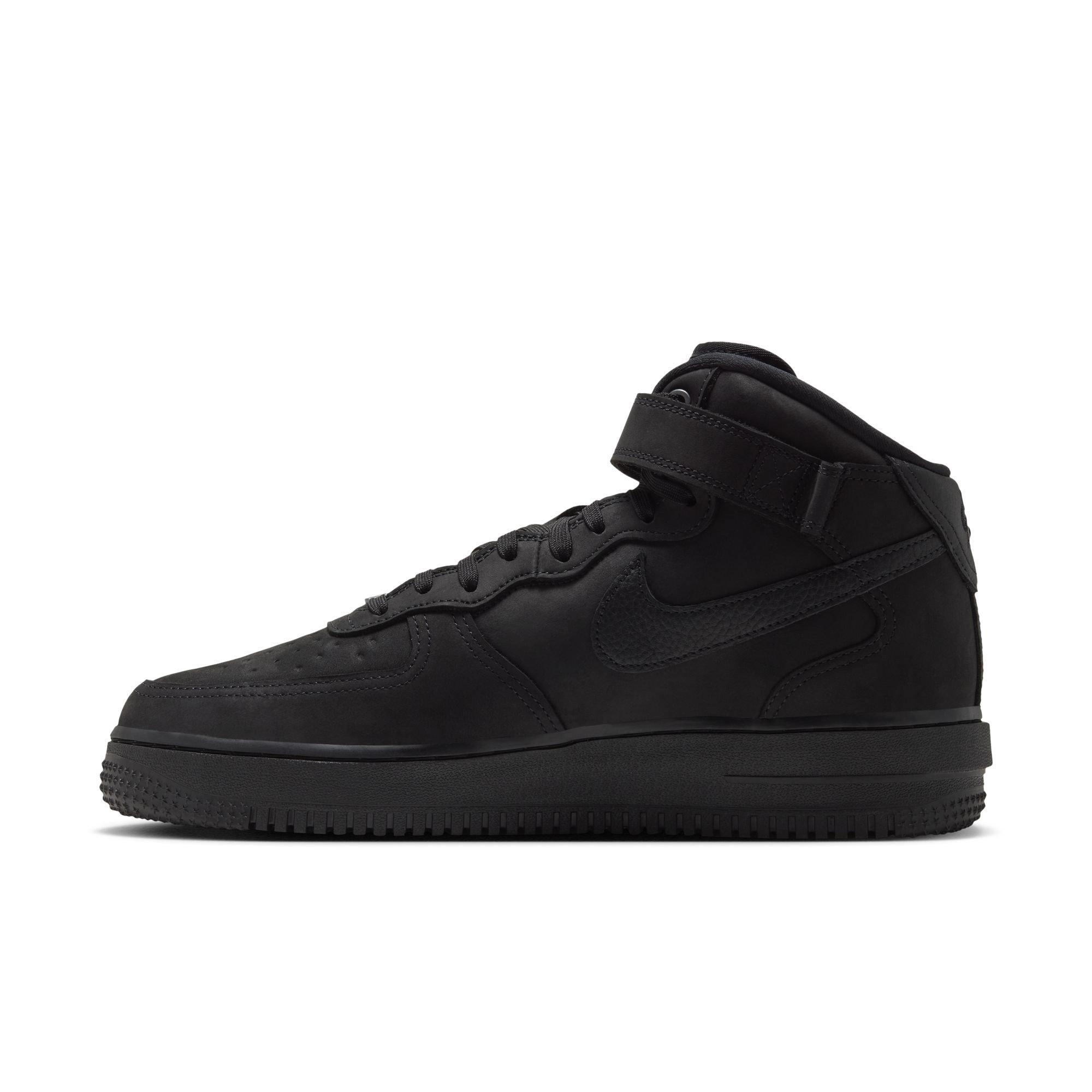 Nike Air Force 1 Mid '07 GORE-TEX Vibram "Black" Men's Shoe - BLACK/SMOKE GREY