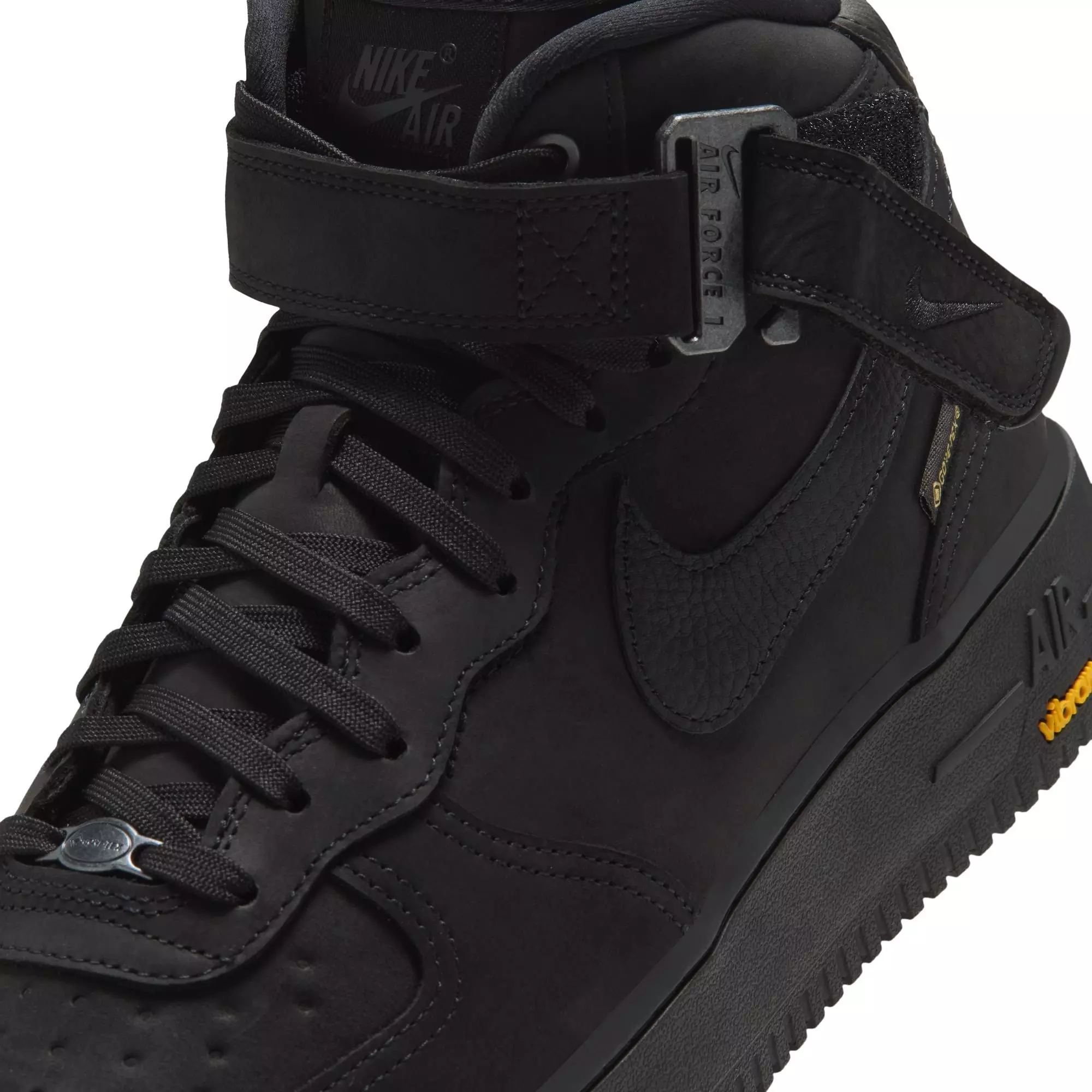Nike Air Force 1 Mid '07 GORE-TEX Vibram "Black" Men's Shoe - BLACK/SMOKE GREY