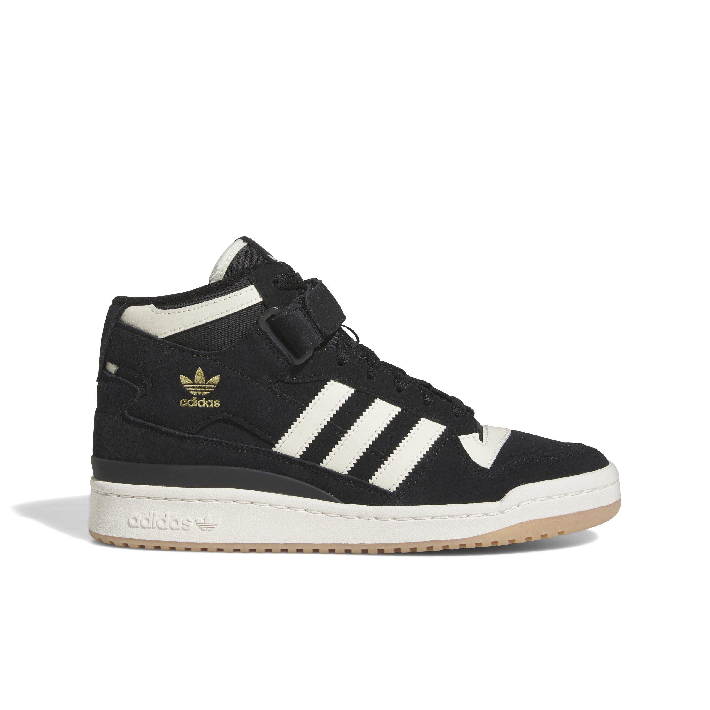 adidas Forum Mid "Core Black/Cream White/Gum 3" Men's Shoe - BLACK/CREAM/GUM Thumbnail View 1