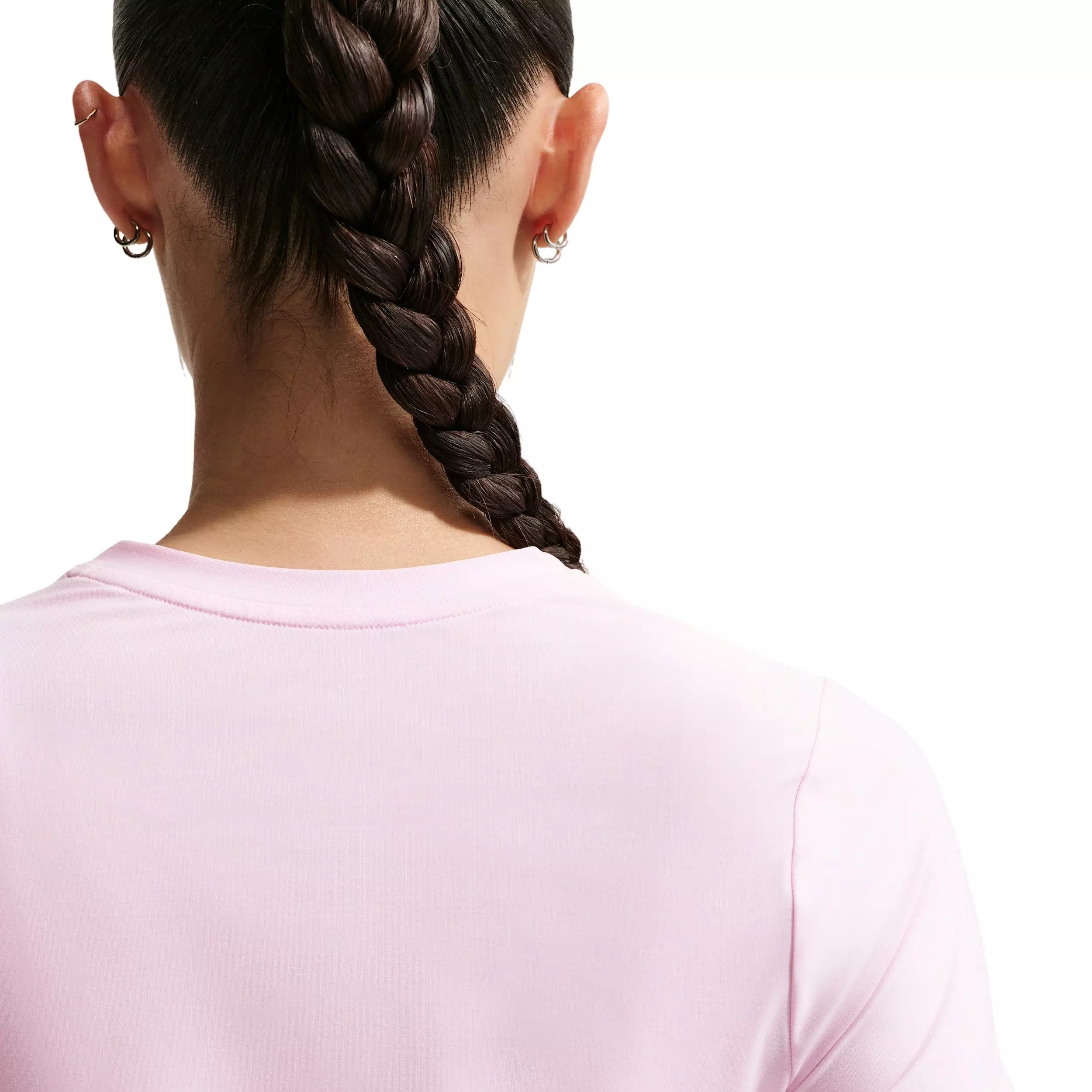 Nike Women's Victory Dri-FIT Short-Sleeve Tennis Top - Pink - PINK