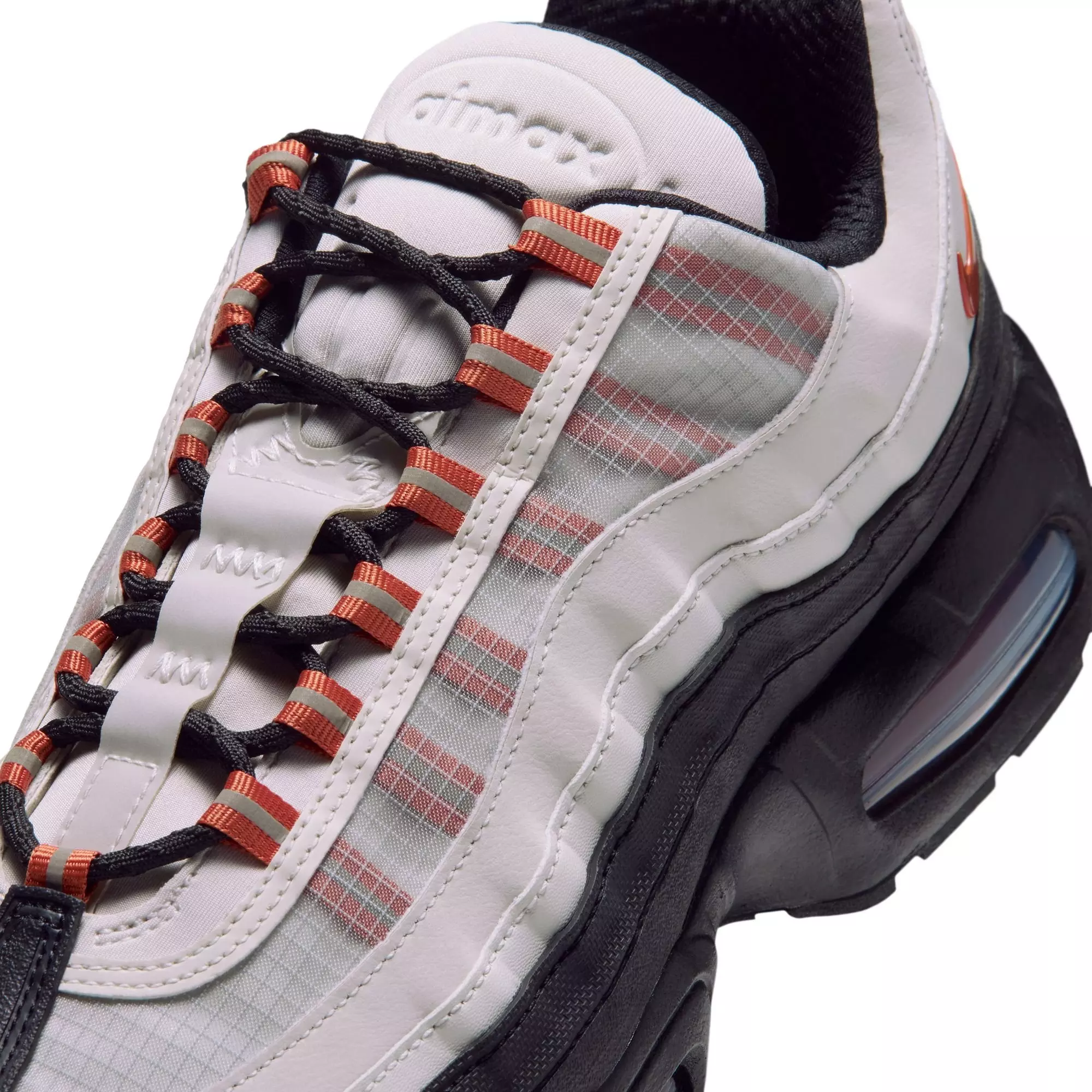 Nike Air Max 95 Big Bubble GORE-TEX "Light Bone" Men's Winterized Shoe - LIGHT BONE/CAMPFIRE ORANGE/BLACK