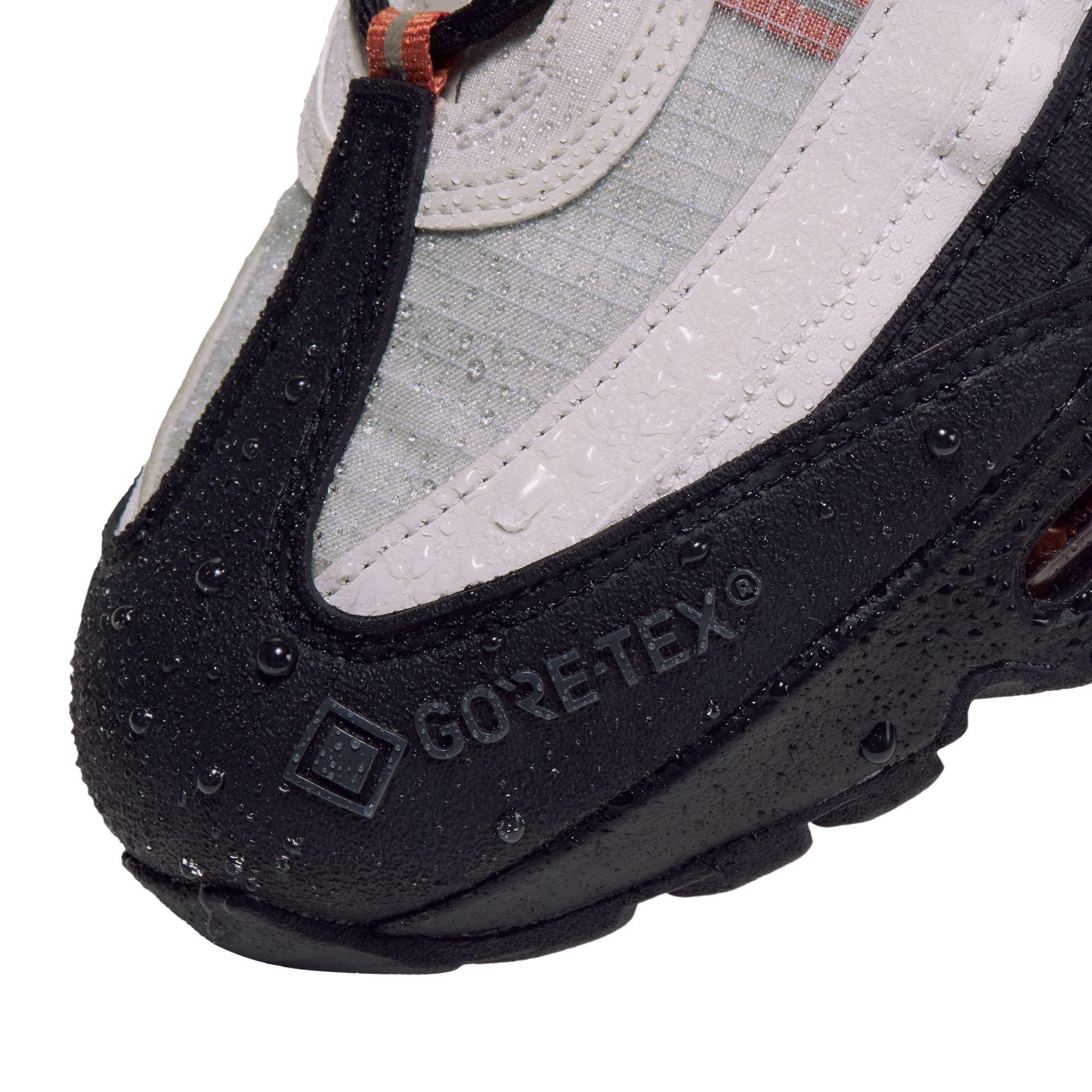 Nike Air Max 95 Big Bubble GORE-TEX "Light Bone" Men's Winterized Shoe - LIGHT BONE/CAMPFIRE ORANGE/BLACK