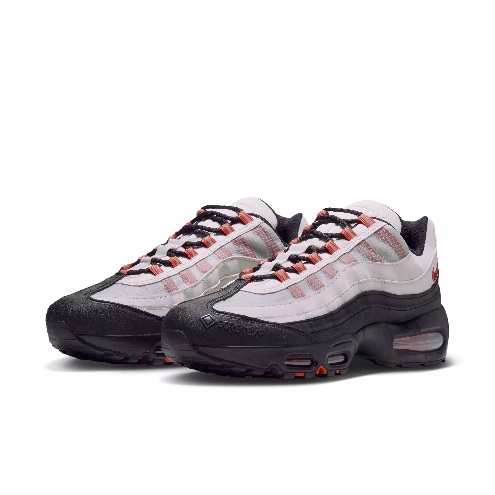 Nike Air Max 95 Big Bubble GORE-TEX "Light Bone" Men's Winterized Shoe - LIGHT BONE/CAMPFIRE ORANGE/BLACK