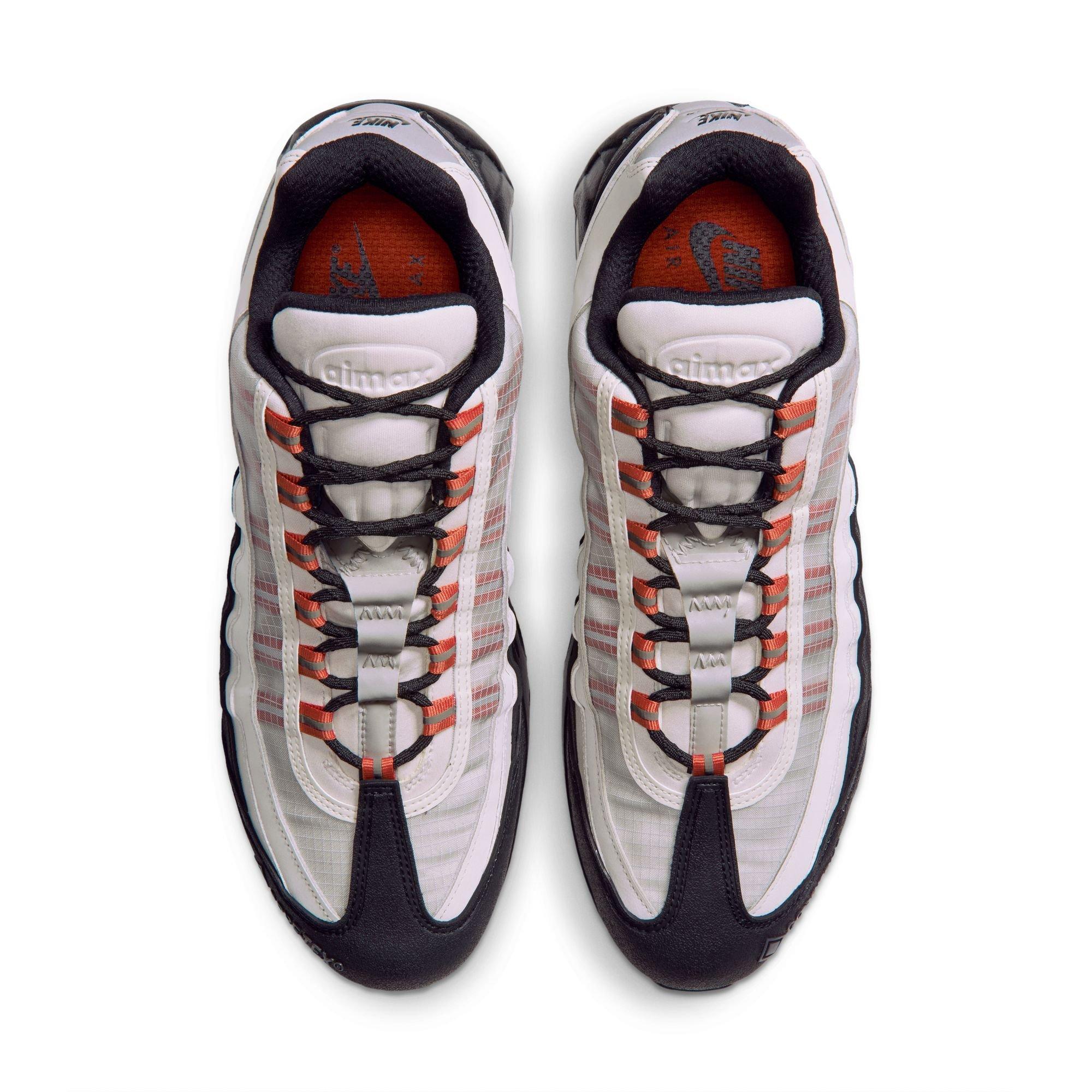 Nike Air Max 95 Big Bubble GORE-TEX "Light Bone" Men's Winterized Shoe - LIGHT BONE/CAMPFIRE ORANGE/BLACK