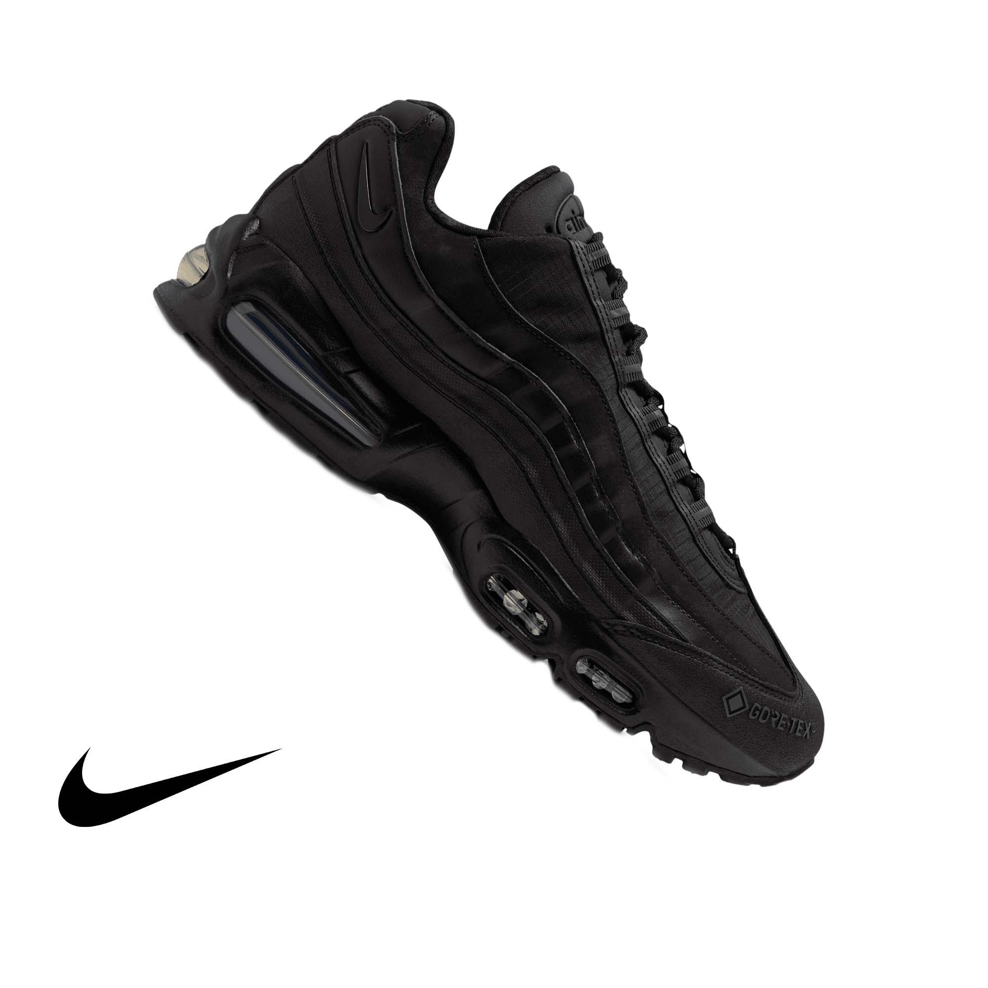 Nike Air Max 95 Big Bubble GORE-TEX "Black" Men's Winterized Shoe - BLACK/DIFFUSED BLUE