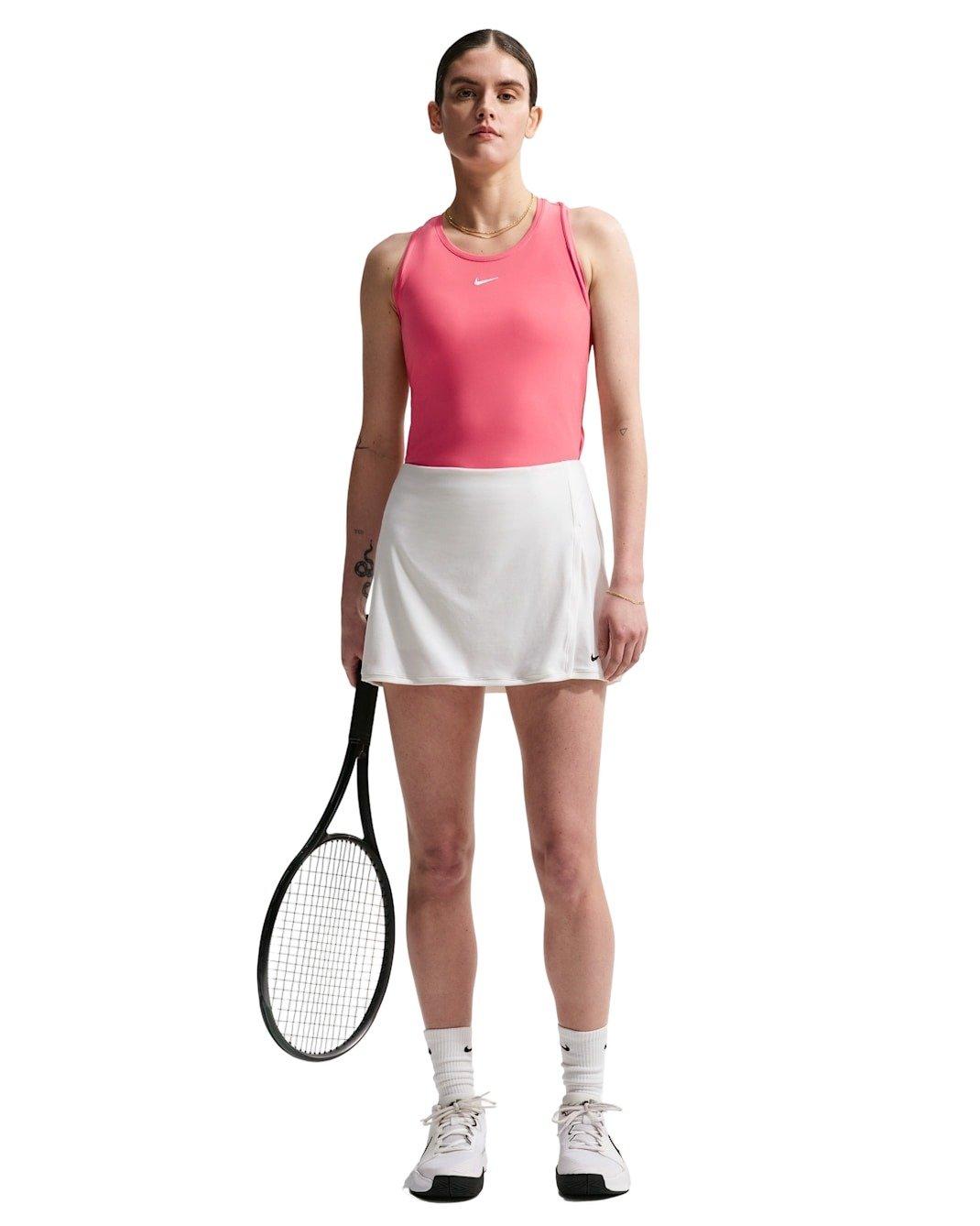 Nike Women's Victory Dri-FIT Tennis Tank Top - Coral - CORAL Thumbnail View 4