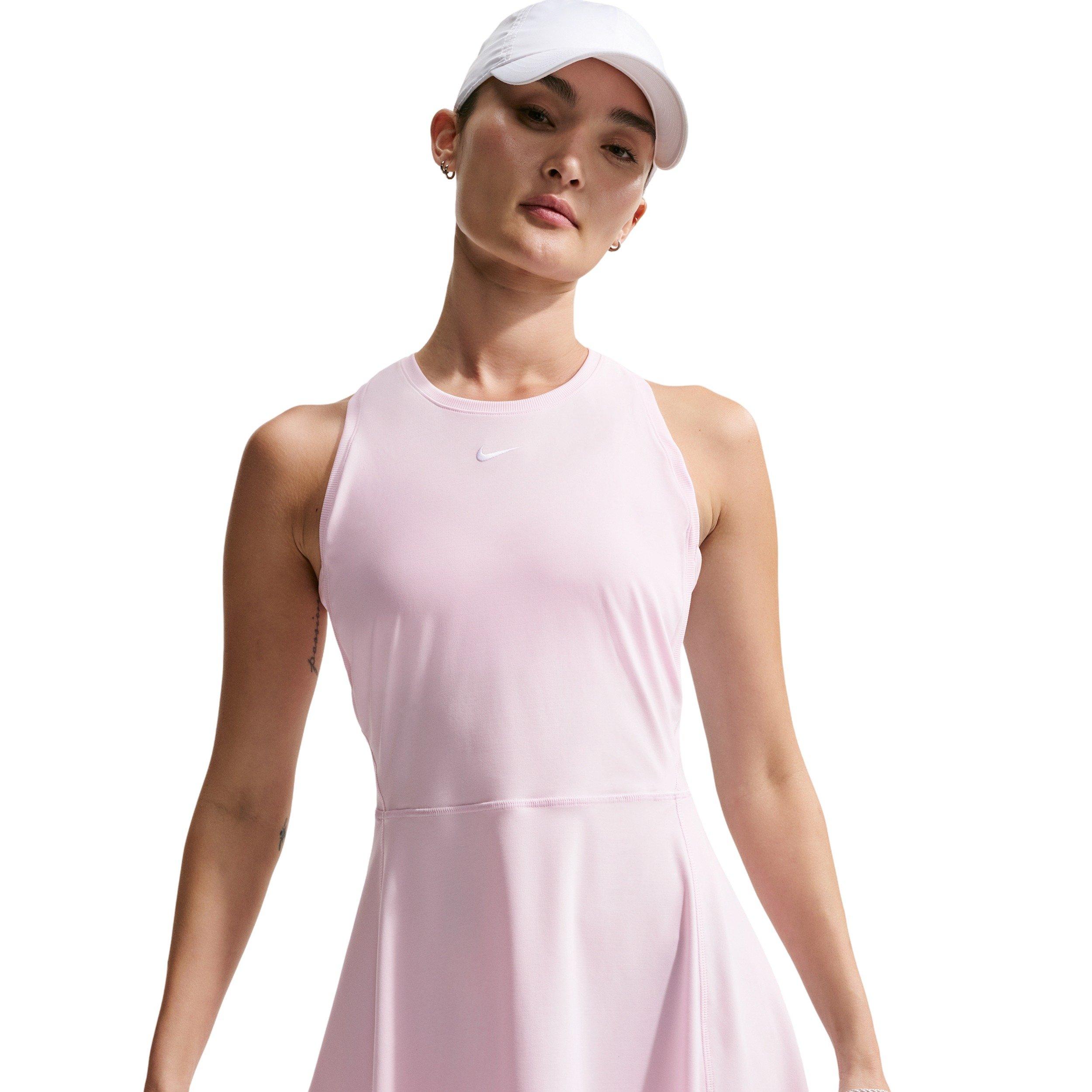 Nike Women's Victory Dri-FIT Tennis Dress - Lt Pink - LT PINK Thumbnail View 1