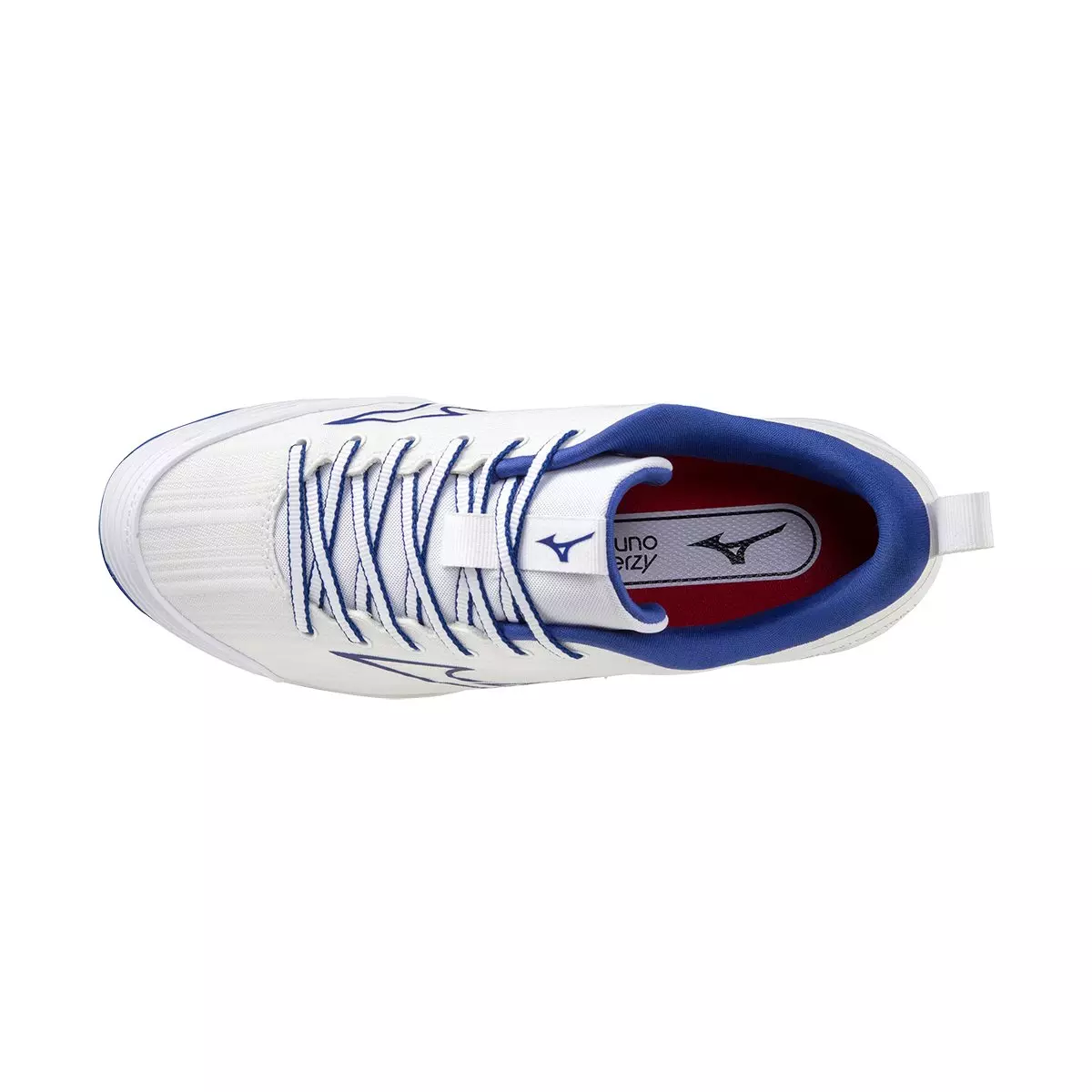 Mizuno Sweep 6 "White/Royal" Women's Softball Cleat - WHITE/ROYAL