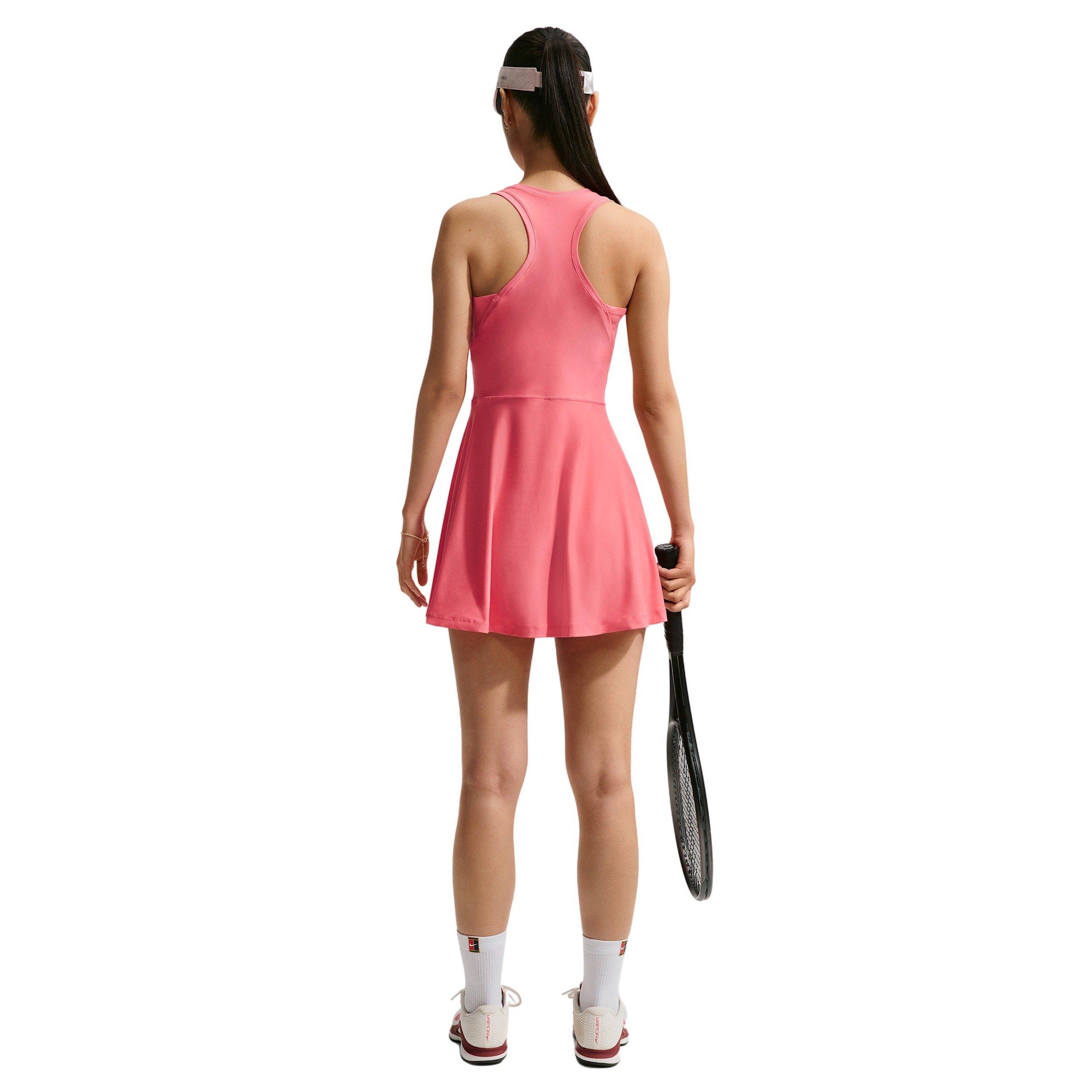 Nike Women's Victory Dri-FIT Tennis Dress - Coral - CORAL Thumbnail View 5