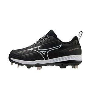 Mizuno Sweep 6 "Black/White" Women's Softball Cleat