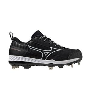 Mizuno Sweep 6 "Black/White" Women's Softball Cleat