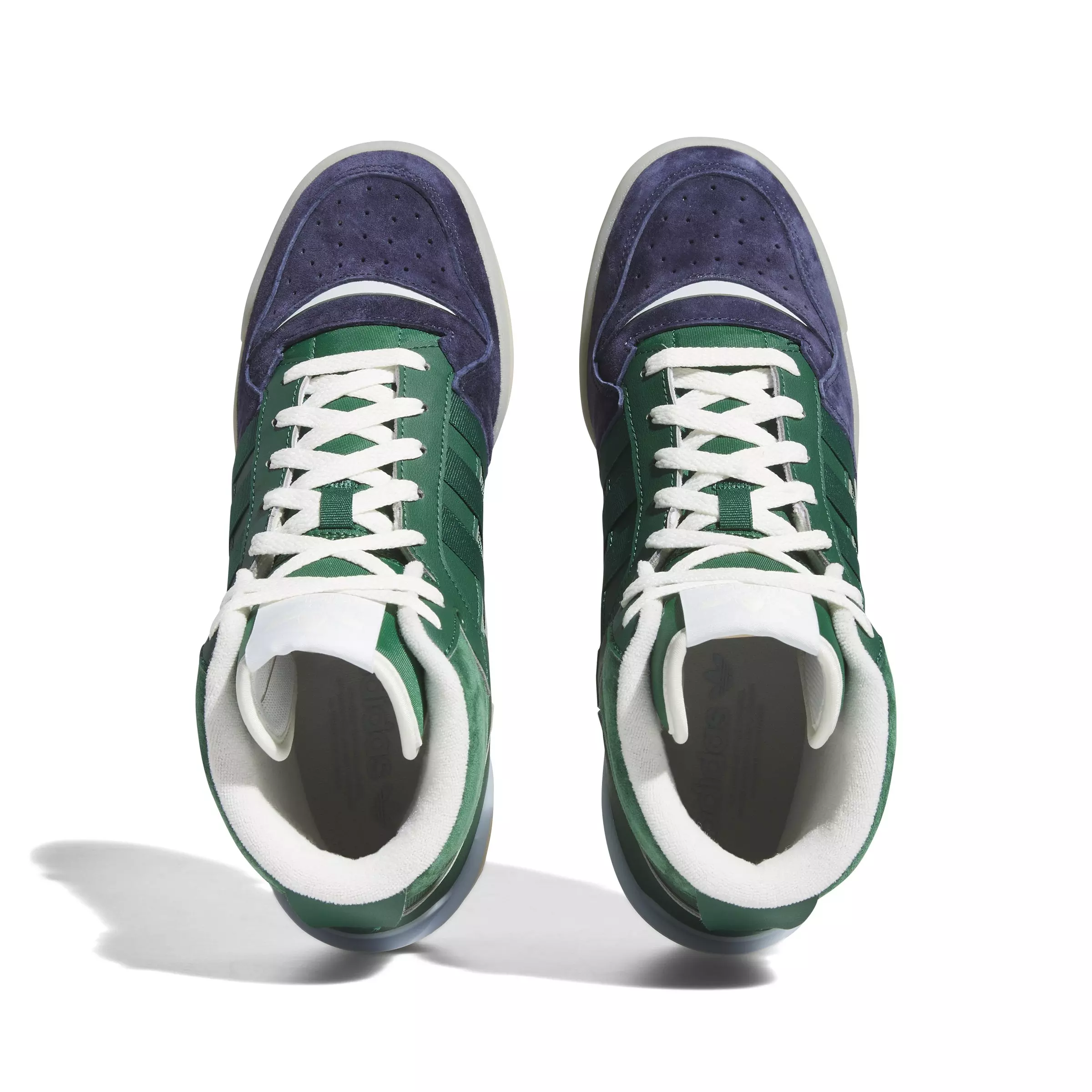 adidas Forum Exhibit Mid "Navy/Dark Green/Tecobu" Men's Shoe - NAVY/DK GREEN/TECOBU