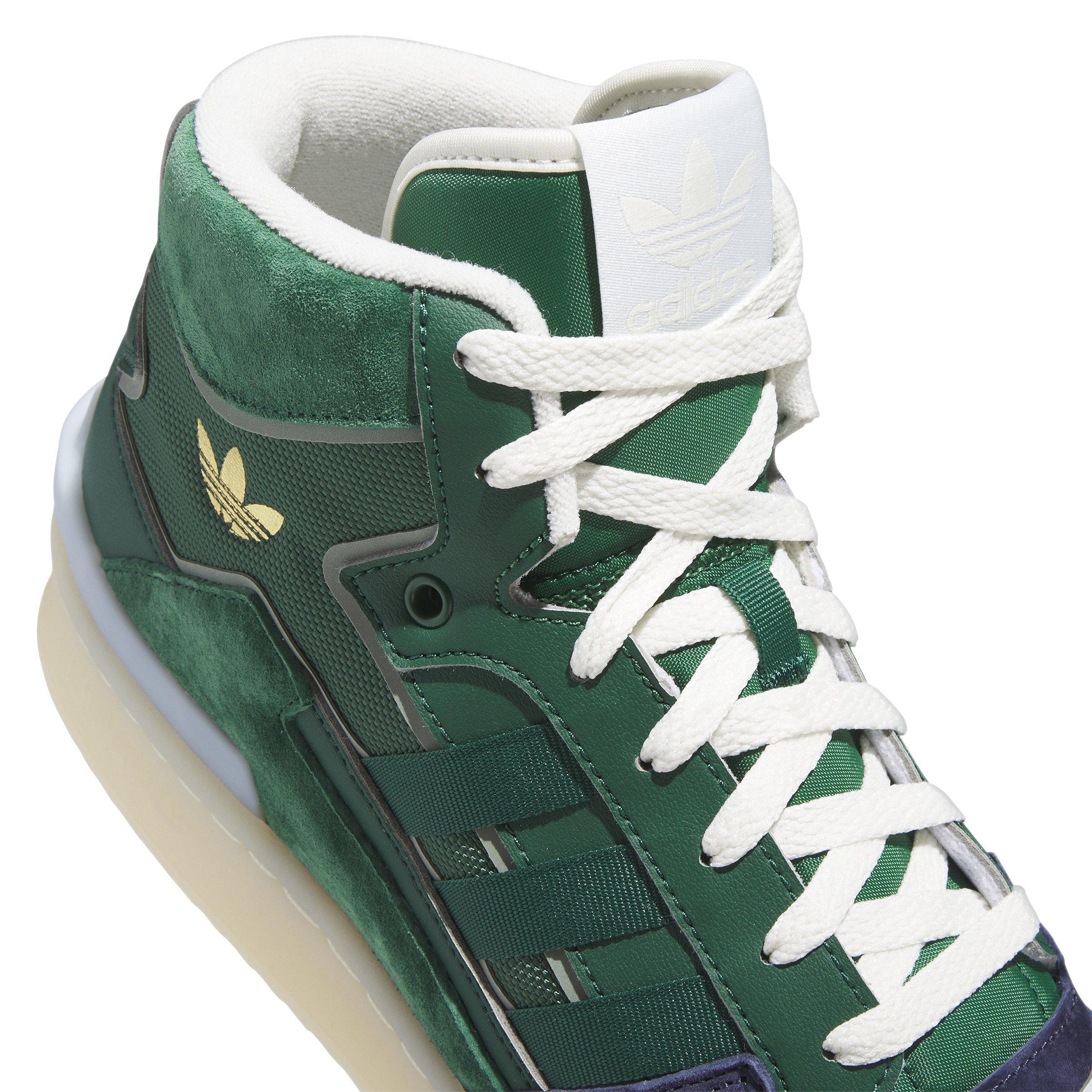 adidas Forum Exhibit Mid "Navy/Dark Green/Tecobu" Men's Shoe - NAVY/DK GREEN/TECOBU Thumbnail View 7