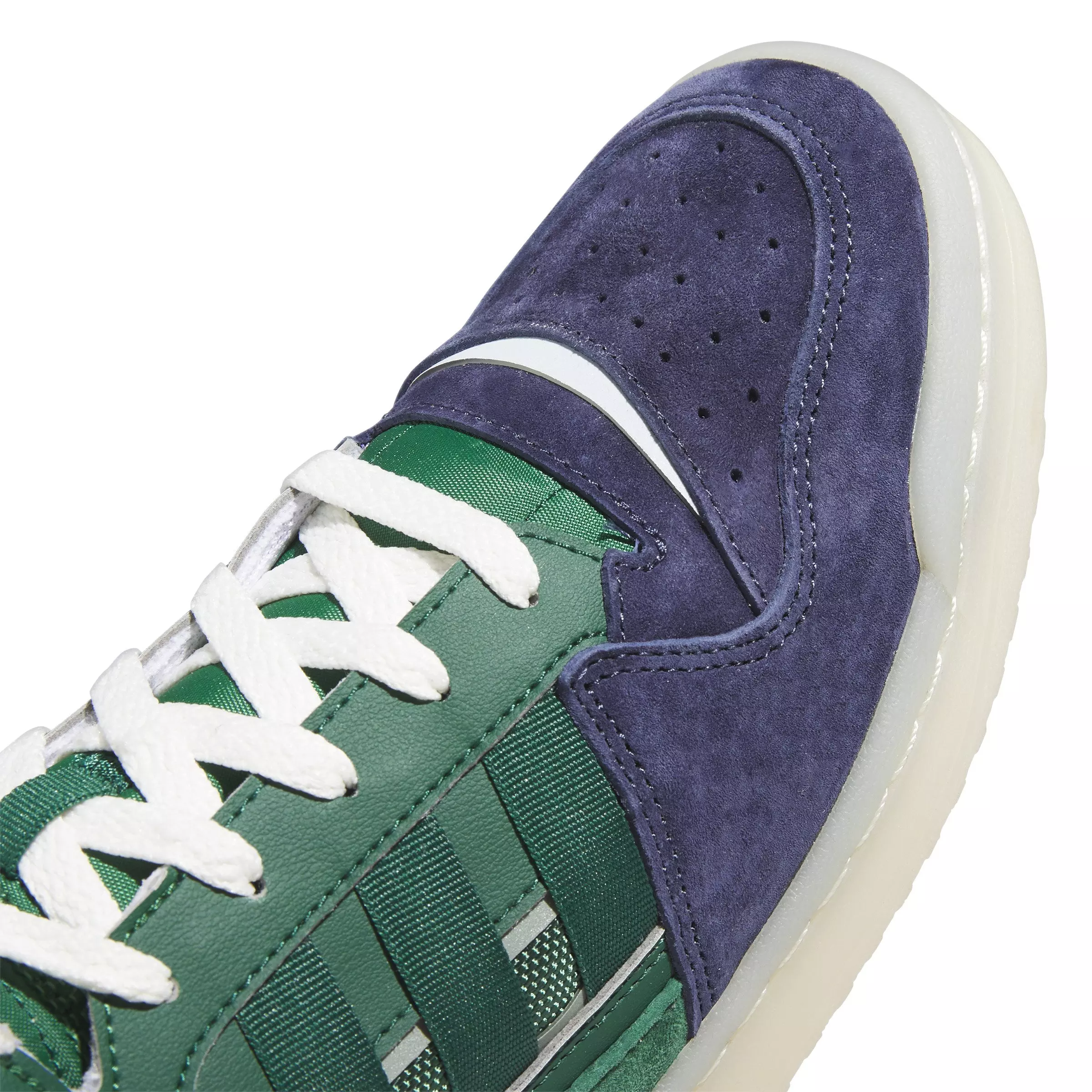 adidas Forum Exhibit Mid "Navy/Dark Green/Tecobu" Men's Shoe - NAVY/DK GREEN/TECOBU