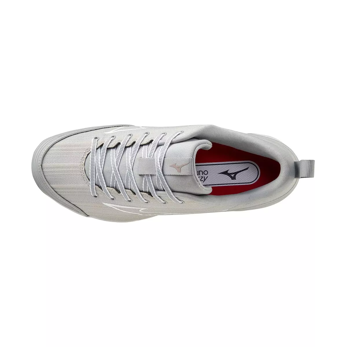 Mizuno Sweep 6 "Grey/White" Women's Softball Cleat - GREY/WHITE