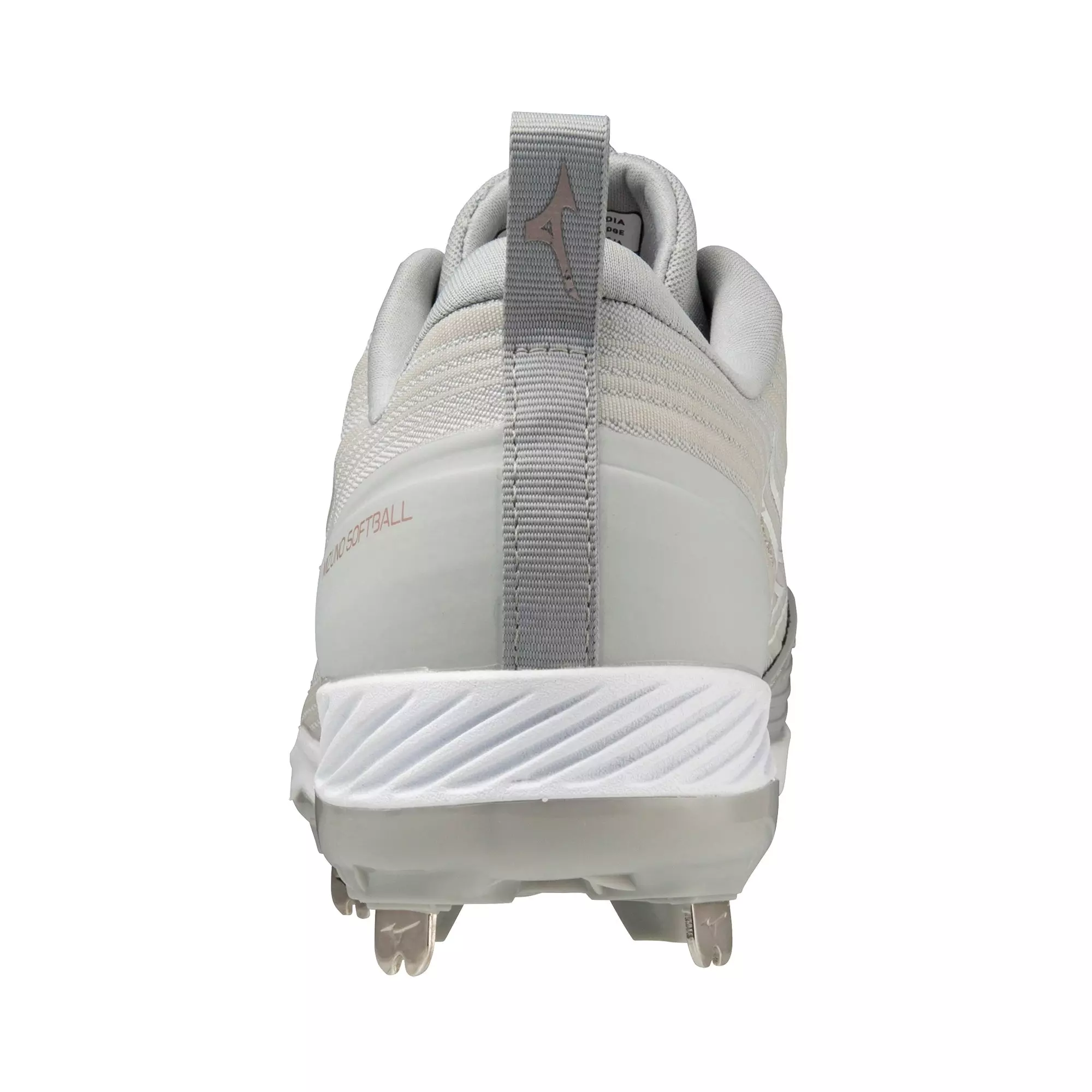 Mizuno Sweep 6 "Grey/White" Women's Softball Cleat - GREY/WHITE