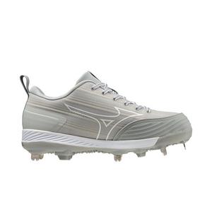 Mizuno Sweep 6 "Grey/White" Women's Softball Cleat