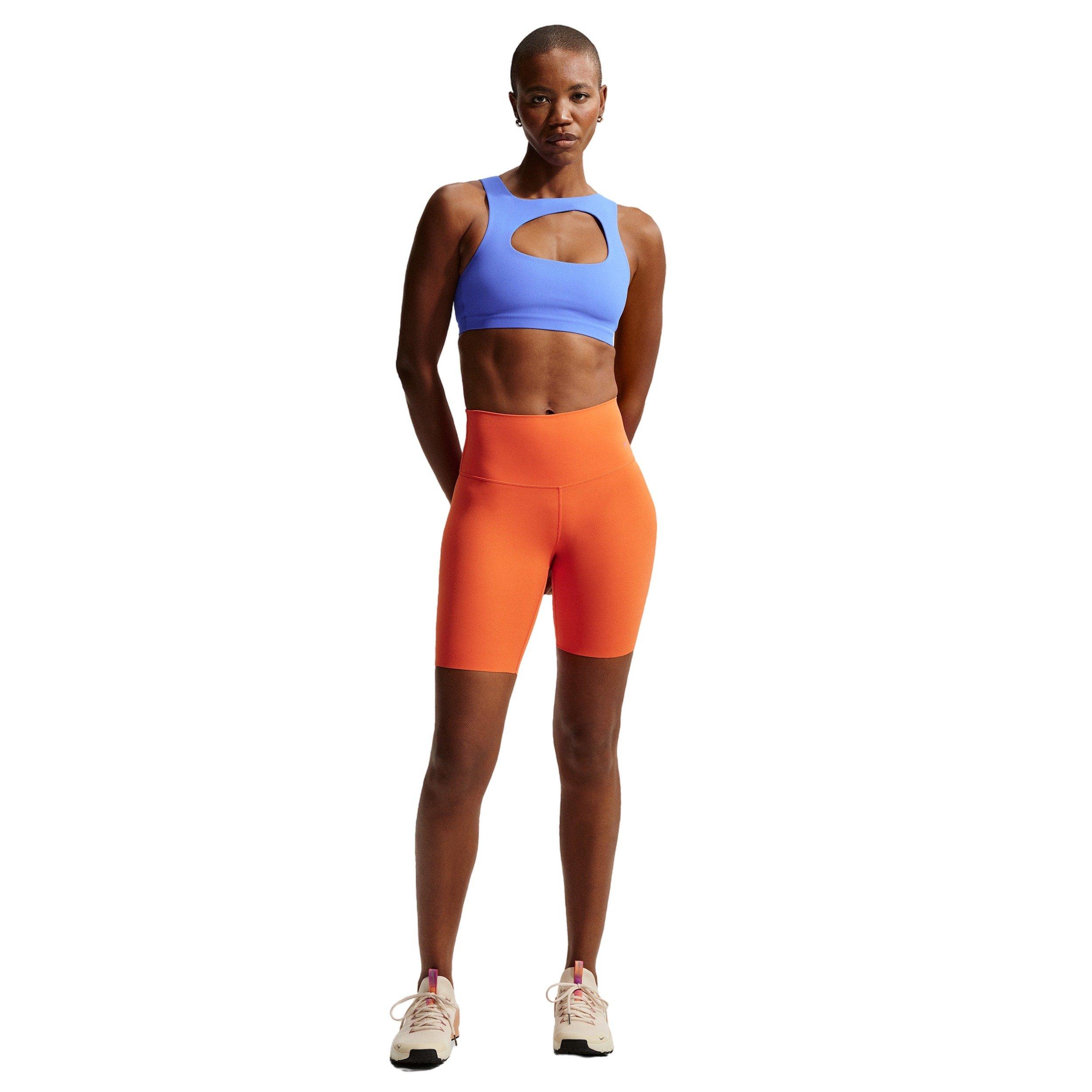 Nike Women's Zenvy Light-Support Lightly Lined Sports Bra -Sapphire - SAPPHIRE Thumbnail View 4
