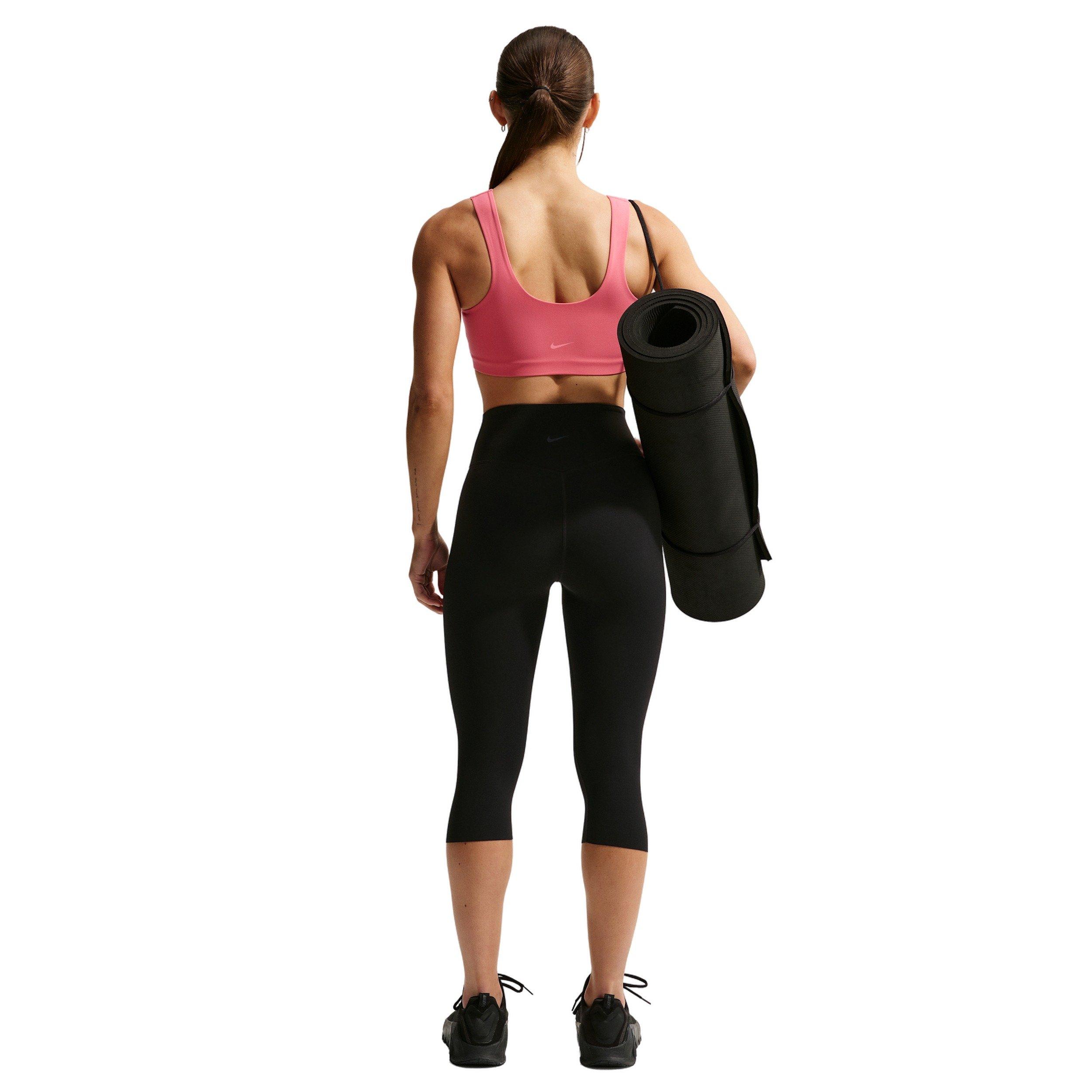 Nike Women's Zenvy Light-Support Lightly Lined Sports Bra - Coral - CORAL Thumbnail View 5