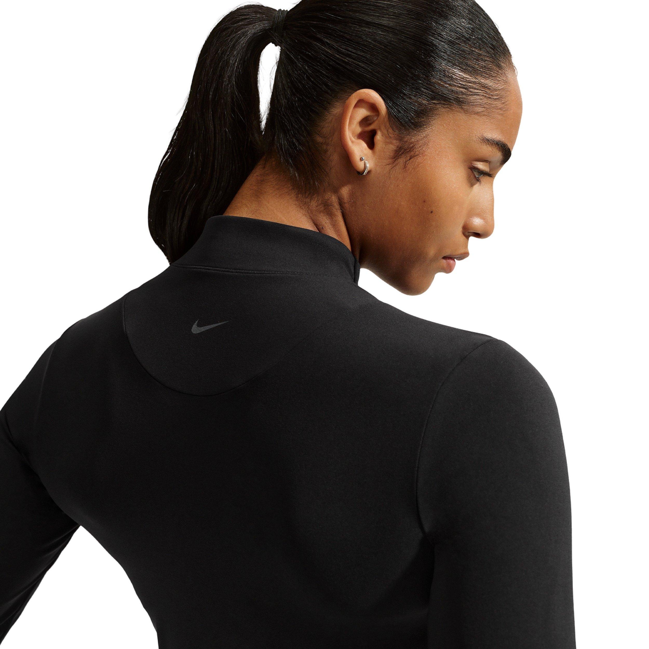 Nike Women's Zenvy Dri-FIT Full-Zip Jacket - Black - BLACK Thumbnail View 2