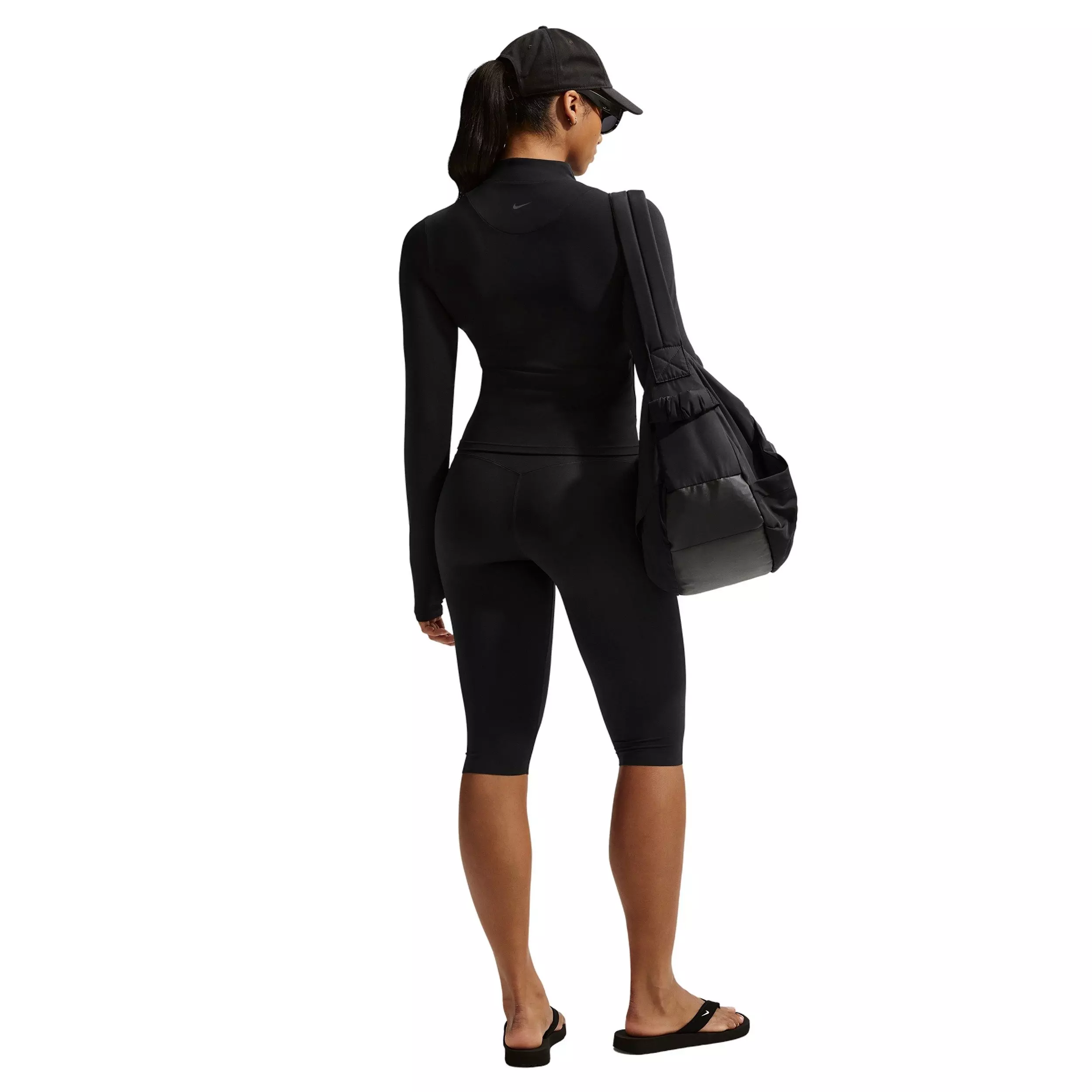 Nike Women's Zenvy Dri-FIT Full-Zip Jacket - Black - BLACK