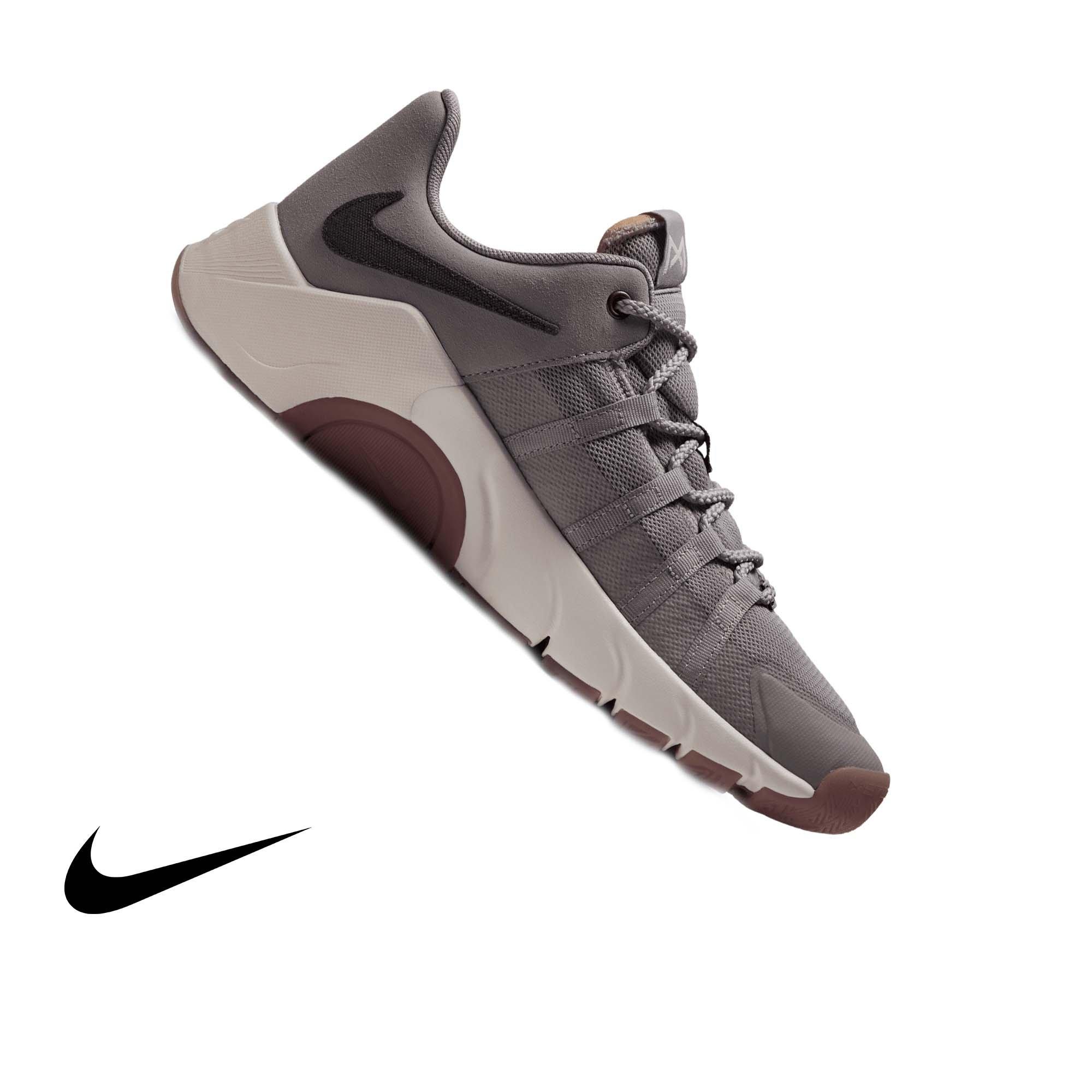 Nike Free Metcon 7 AMP "College Grey/Iron Grey/Pale Ivory/Gum Medium Brown" Men's Training Shoe - GREY/GREY/IVORY/MD BROWN
