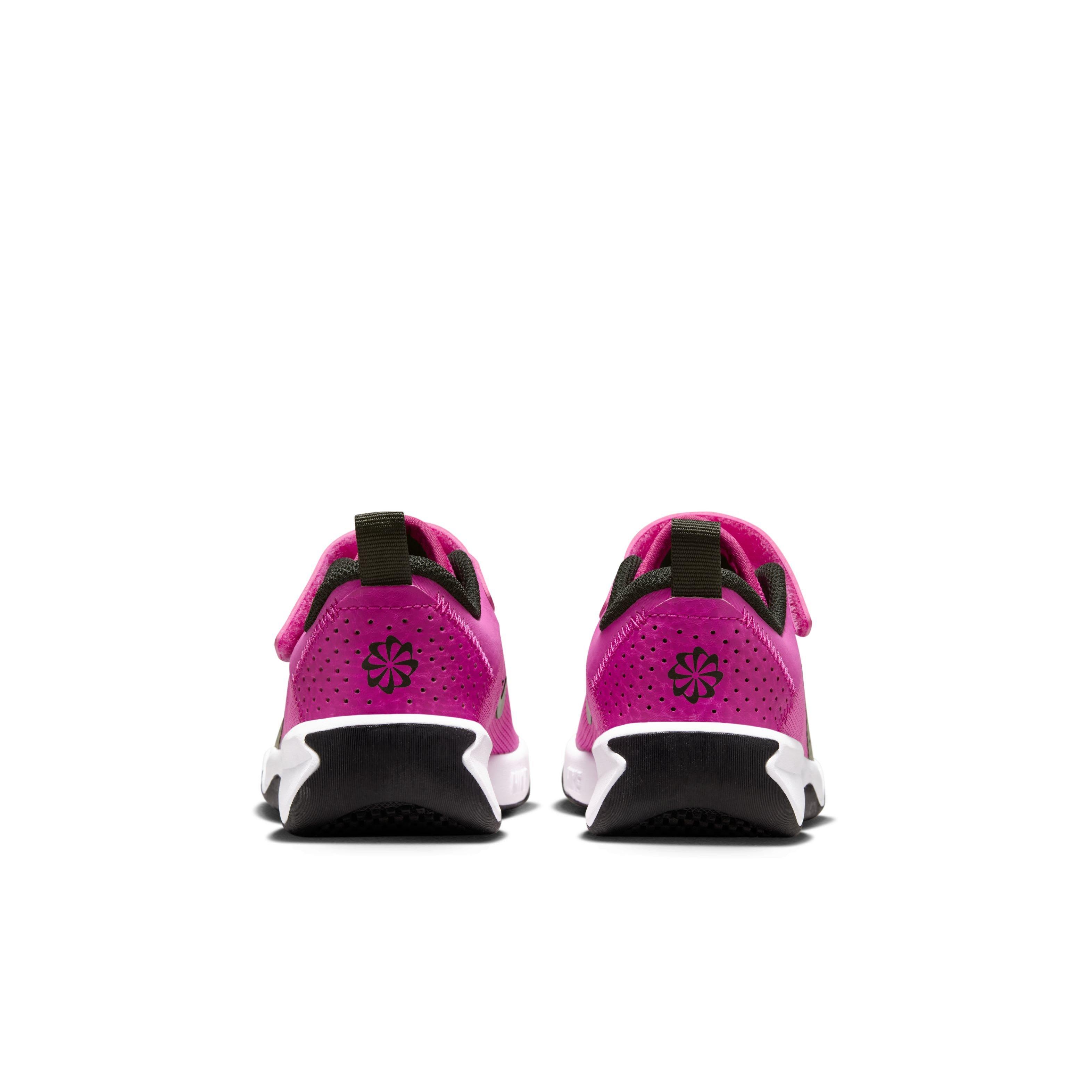 Nike Omni Multi-Court Preschool Girls' "Laser Fuchsia/White/Black" Shoe