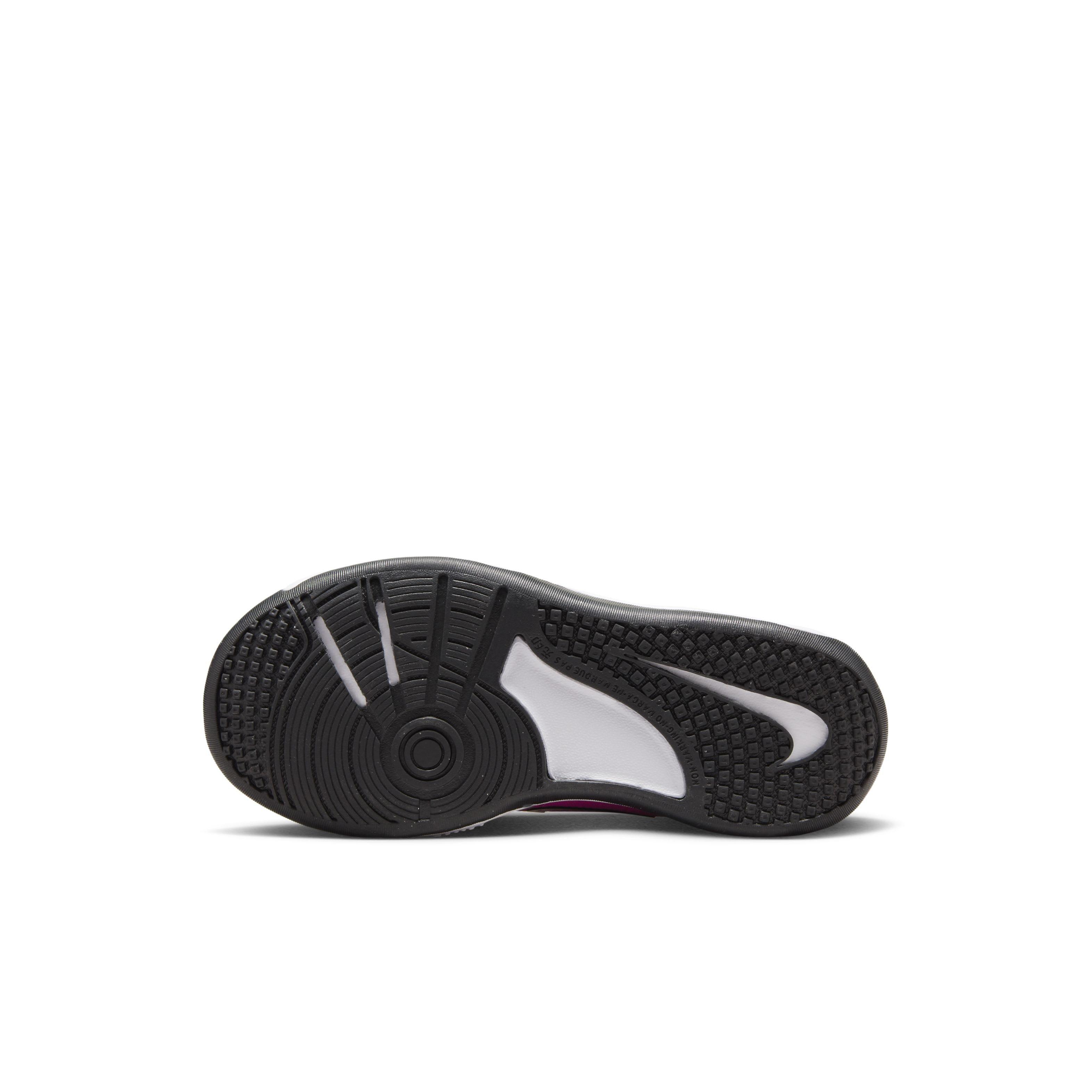 Nike Omni Multi-Court Preschool Girls' "Laser Fuchsia/White/Black" Shoe