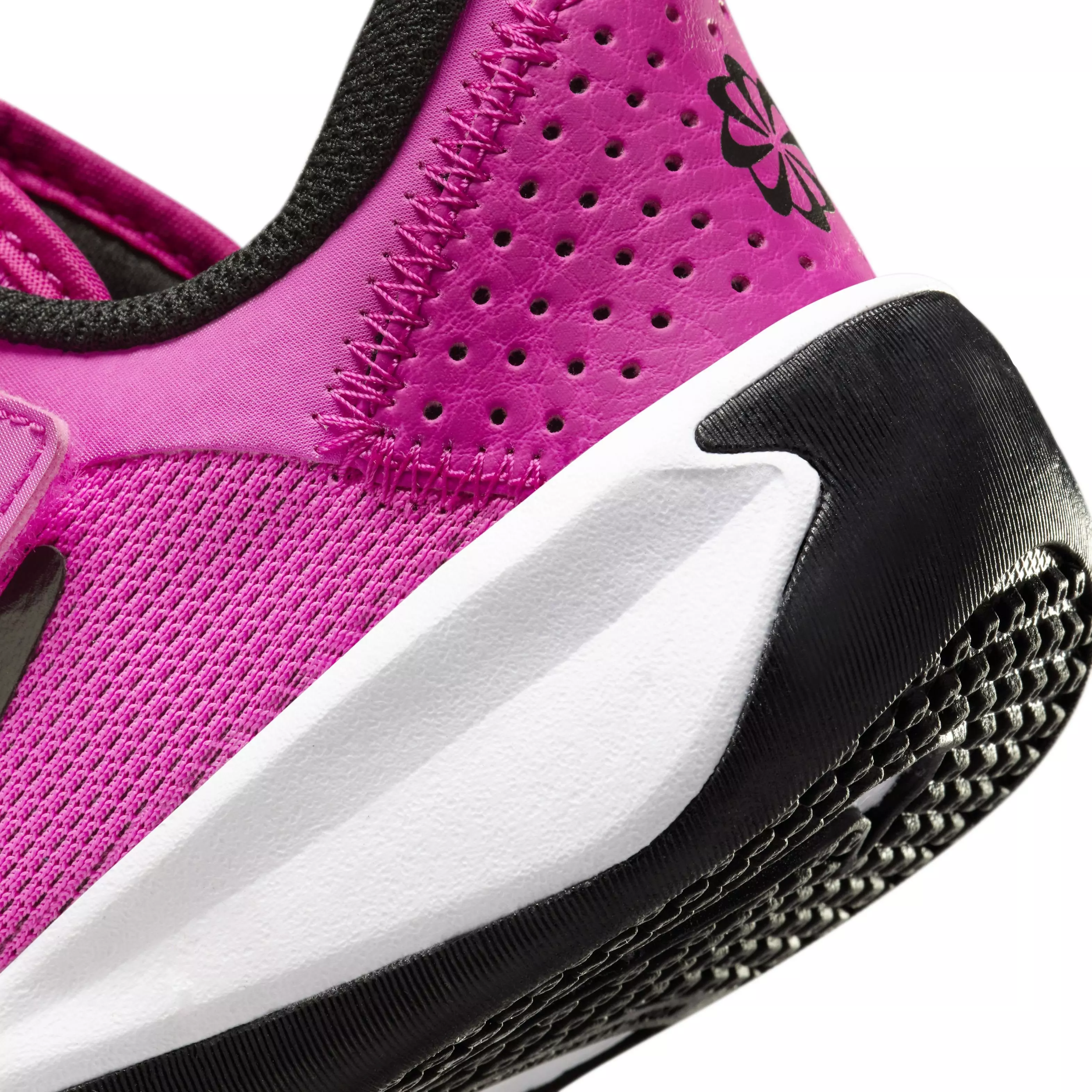 Nike Omni Multi-Court "Laser Fuchsia/White/Black" Preschool Girls' Shoe - FUCHSIA/WHITE/BLACK