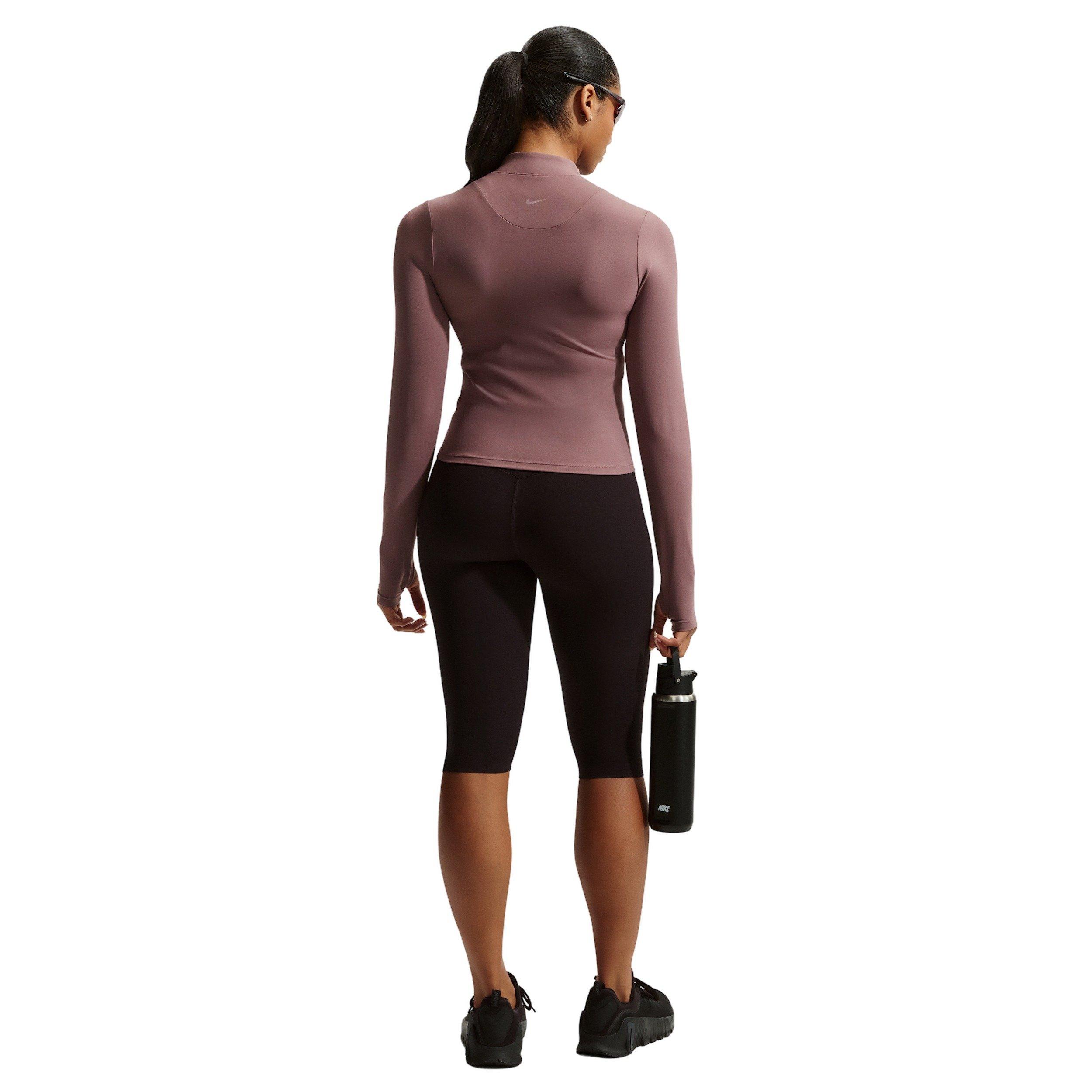 Nike Women's Zenvy Dri-FIT Full-Zip Jacket -Tattoo Purple - TATTOO PURPLE Thumbnail View 5