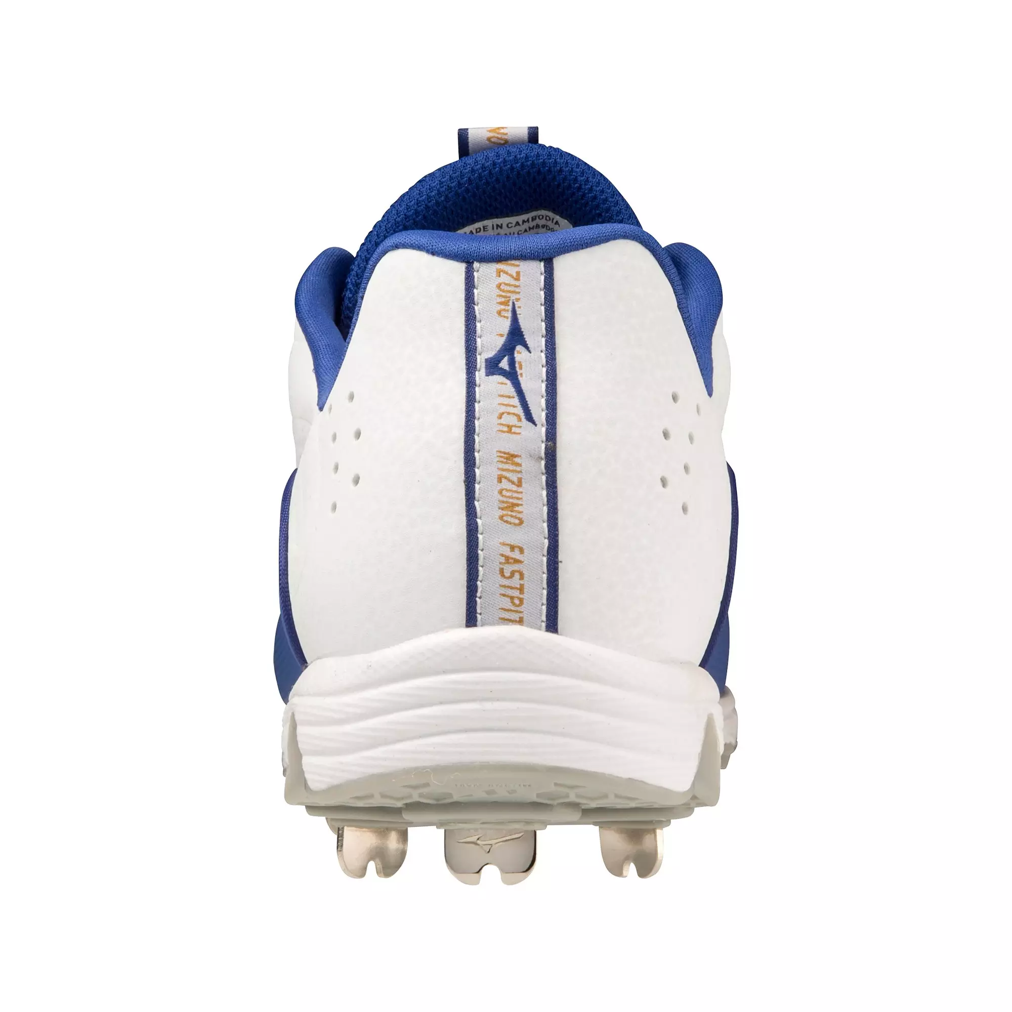 Mizuno 9-Spike Swift 8 Fastpitch "White/Royal" Women's Softball Cleat - WHITE/ROYAL