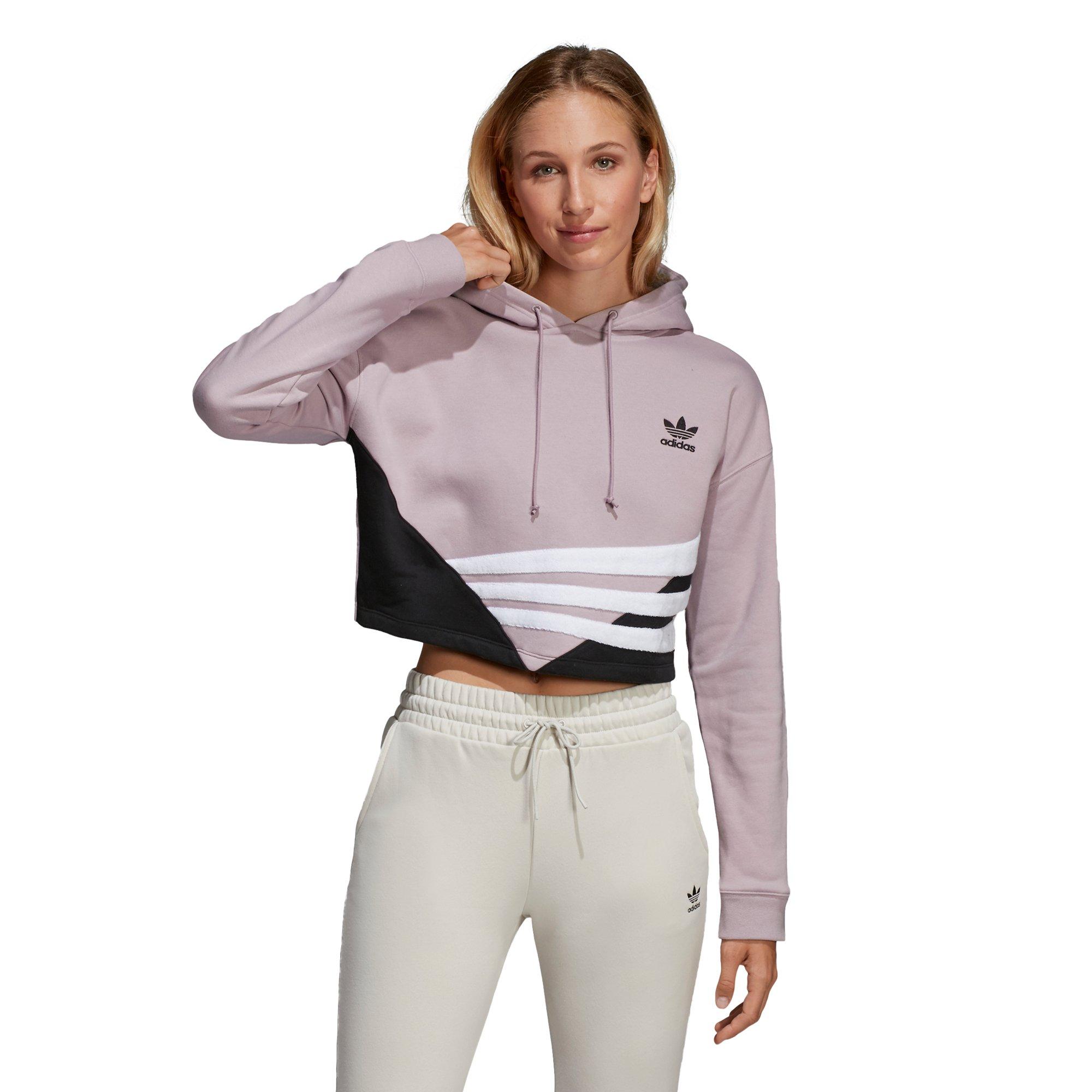 ladies adidas cropped hoodie